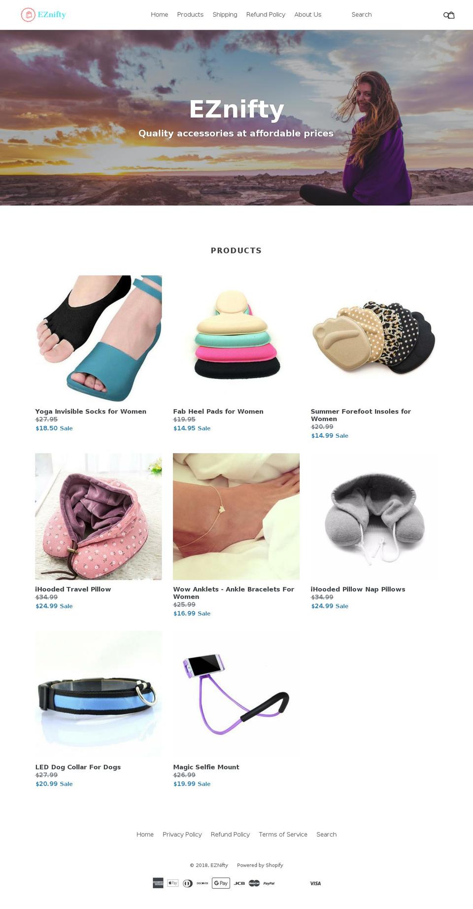 eznifty.com — Shopify storefront screenshot