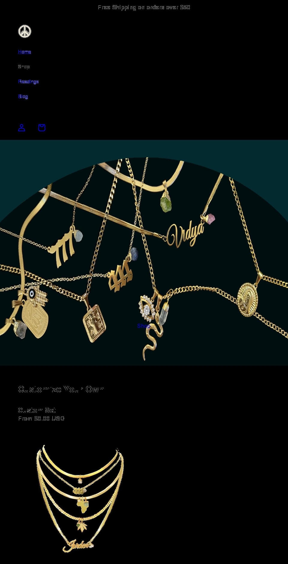 ezrableu.com shopify website screenshot