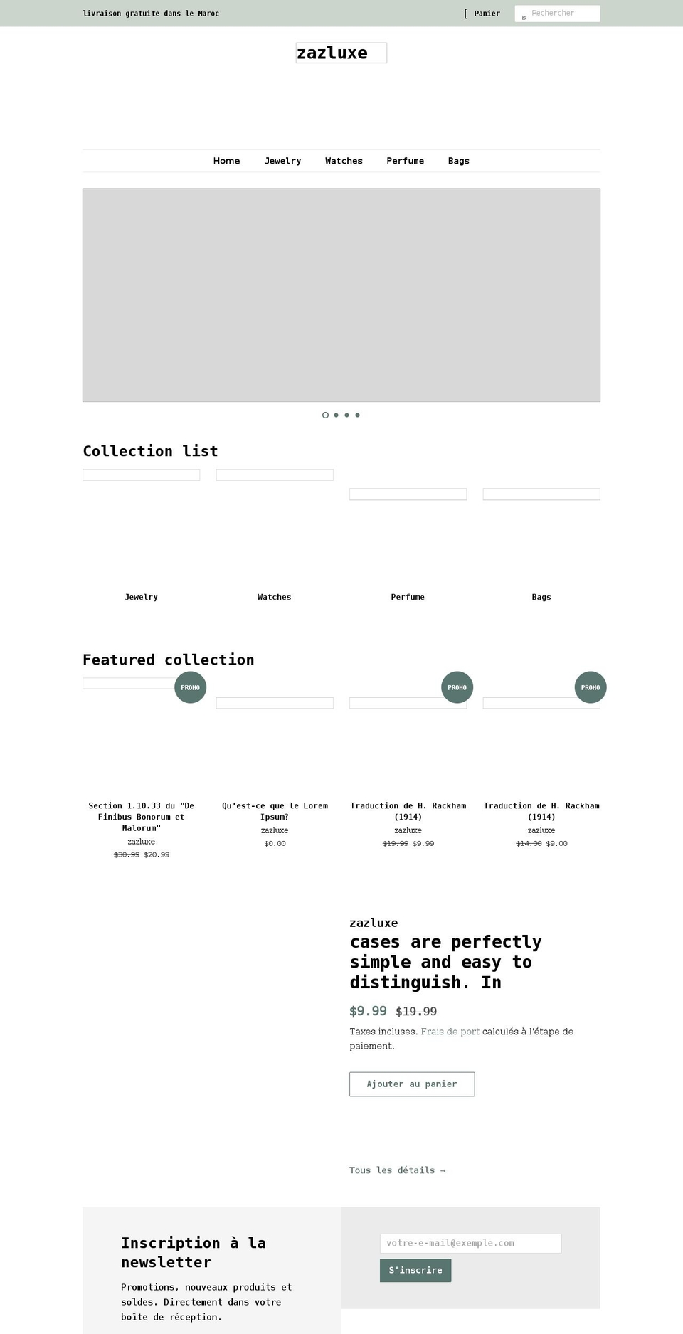 ezraider.myshopify.com shopify website screenshot