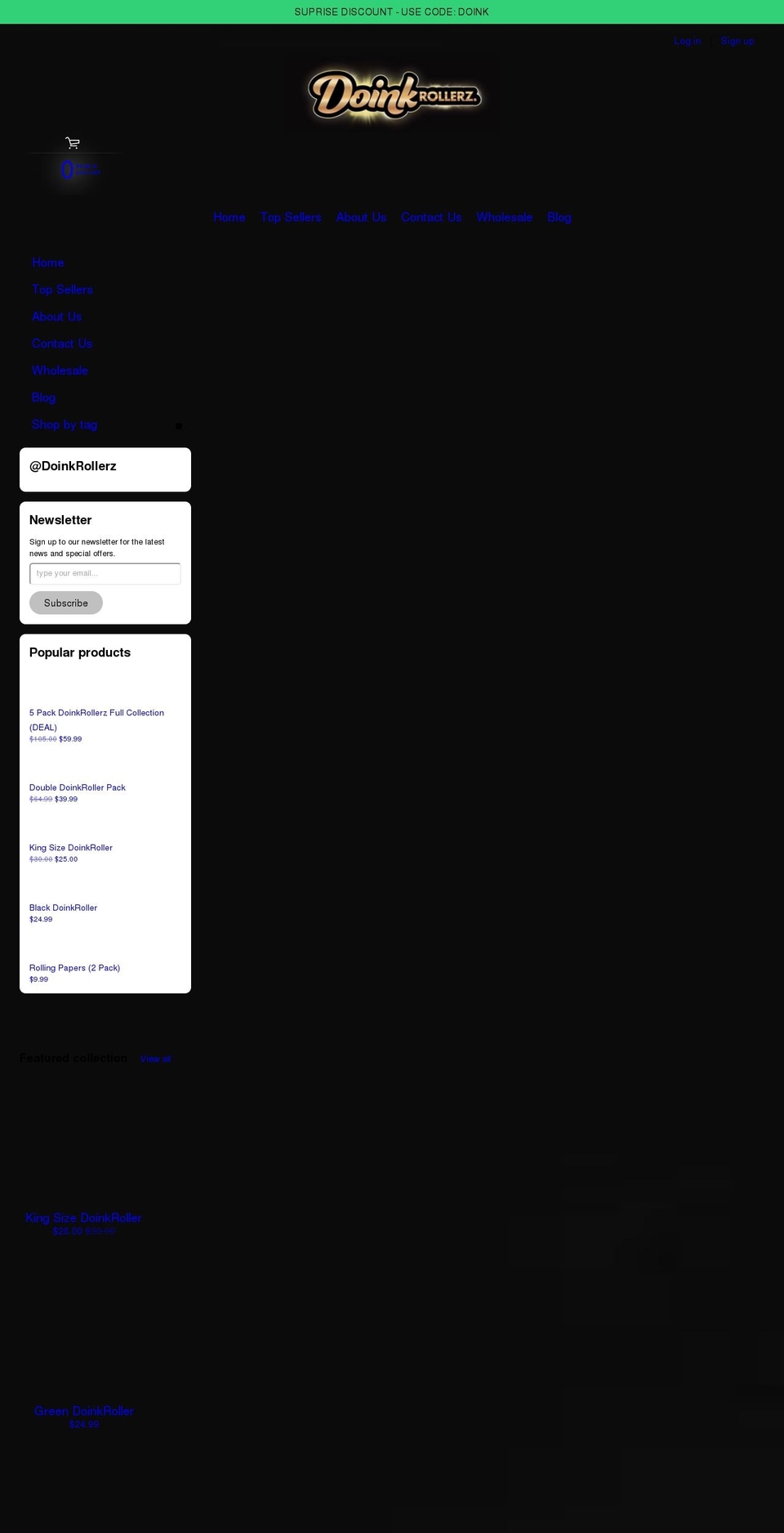 ezrollerz.com — Shopify storefront screenshot