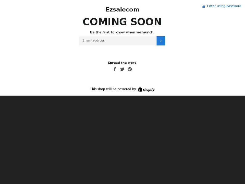 ezsale.com — Shopify storefront screenshot