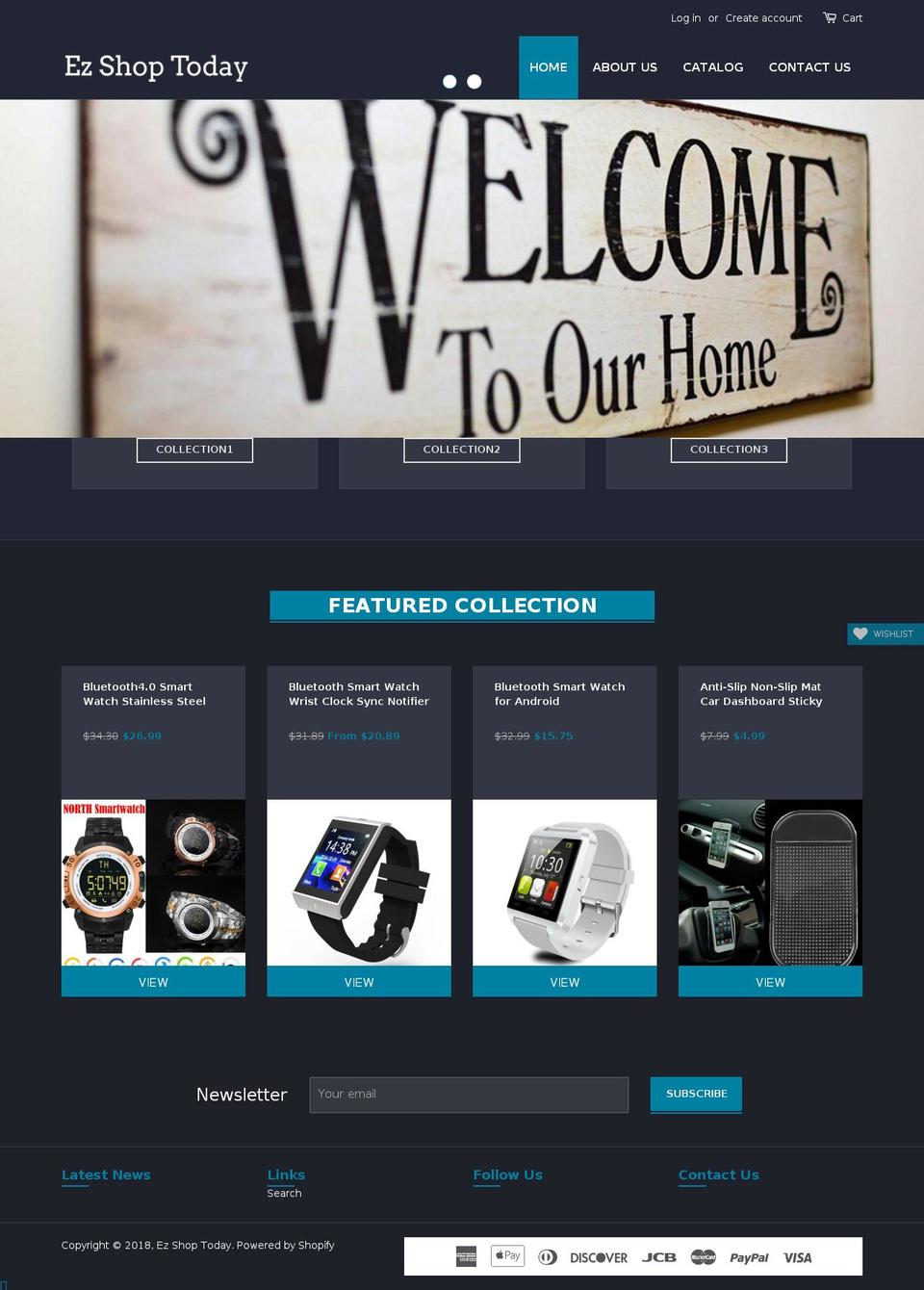 ezshoptoday.com — Shopify storefront screenshot
