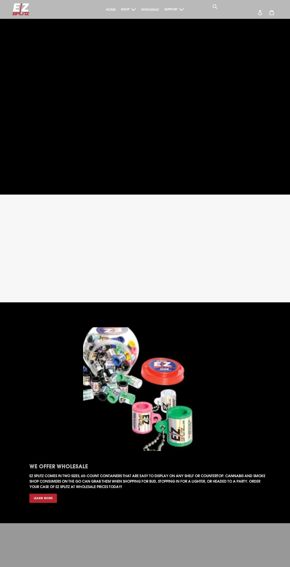 ezsplitz.com shopify website screenshot