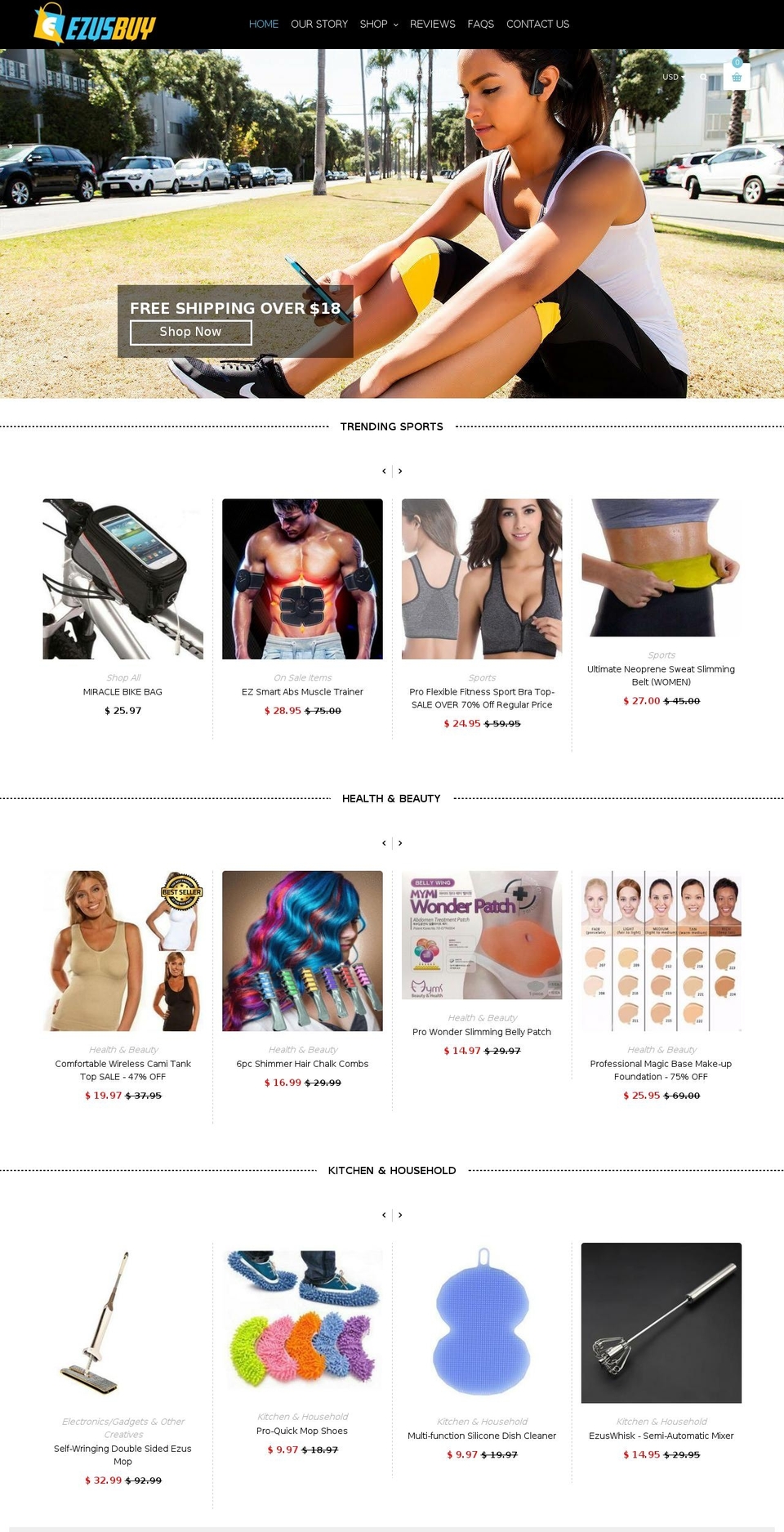 ezusbuy.com — Shopify storefront screenshot