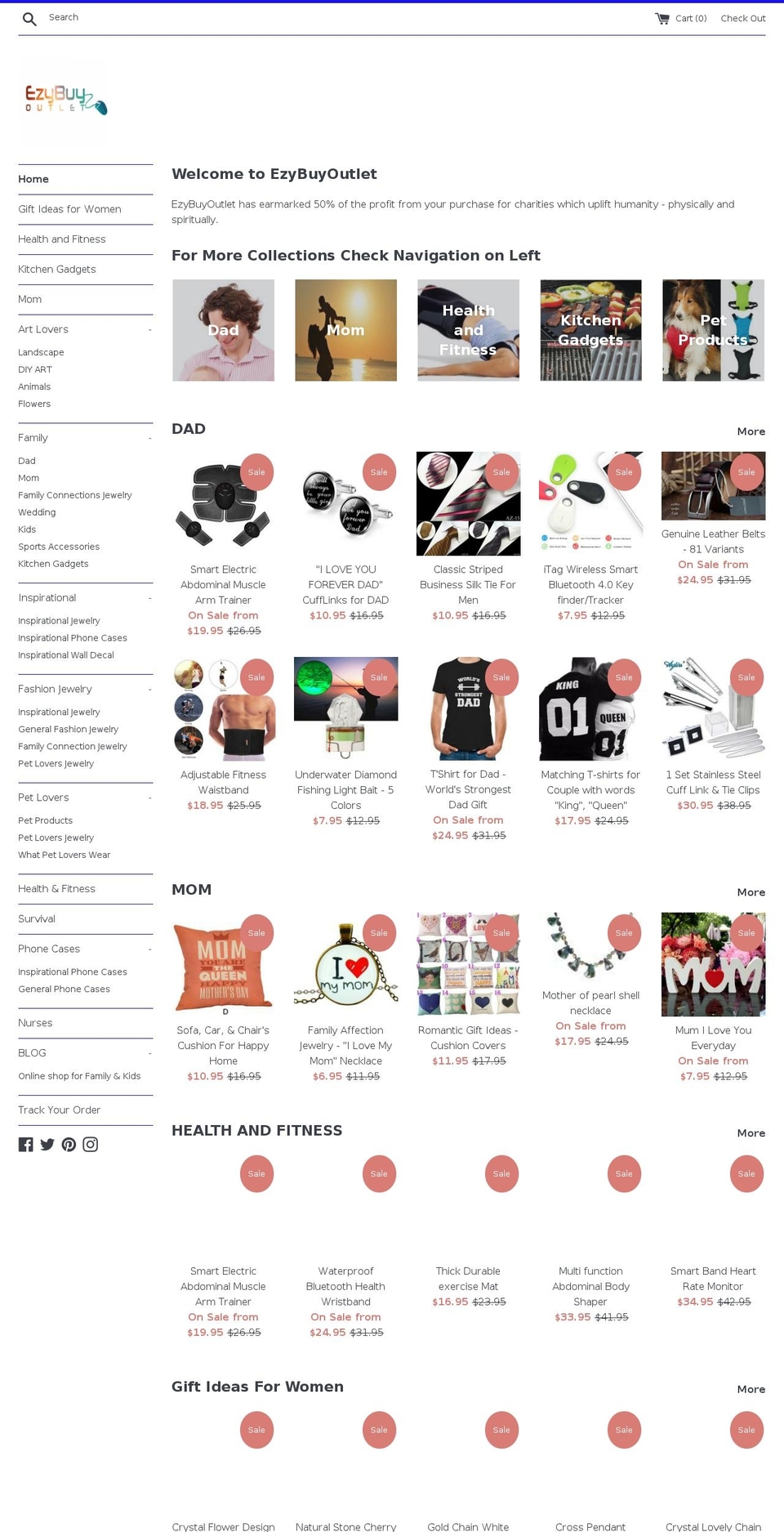 Copy of Simple Shopify theme site example ezybuyoutlet.com