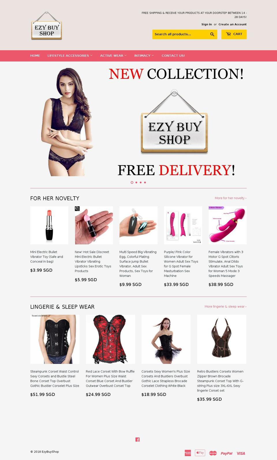 ezybuyshop.com — Shopify storefront screenshot