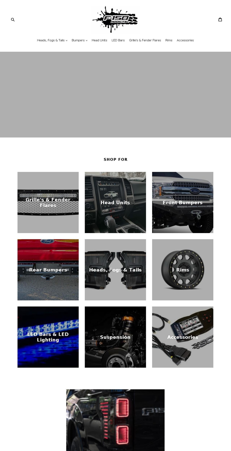 f150addicts.com shopify website screenshot