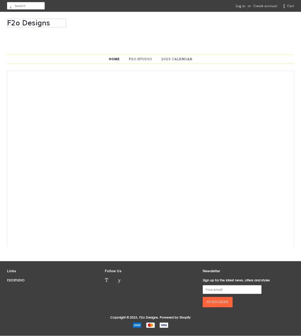 f2o.shop shopify website screenshot