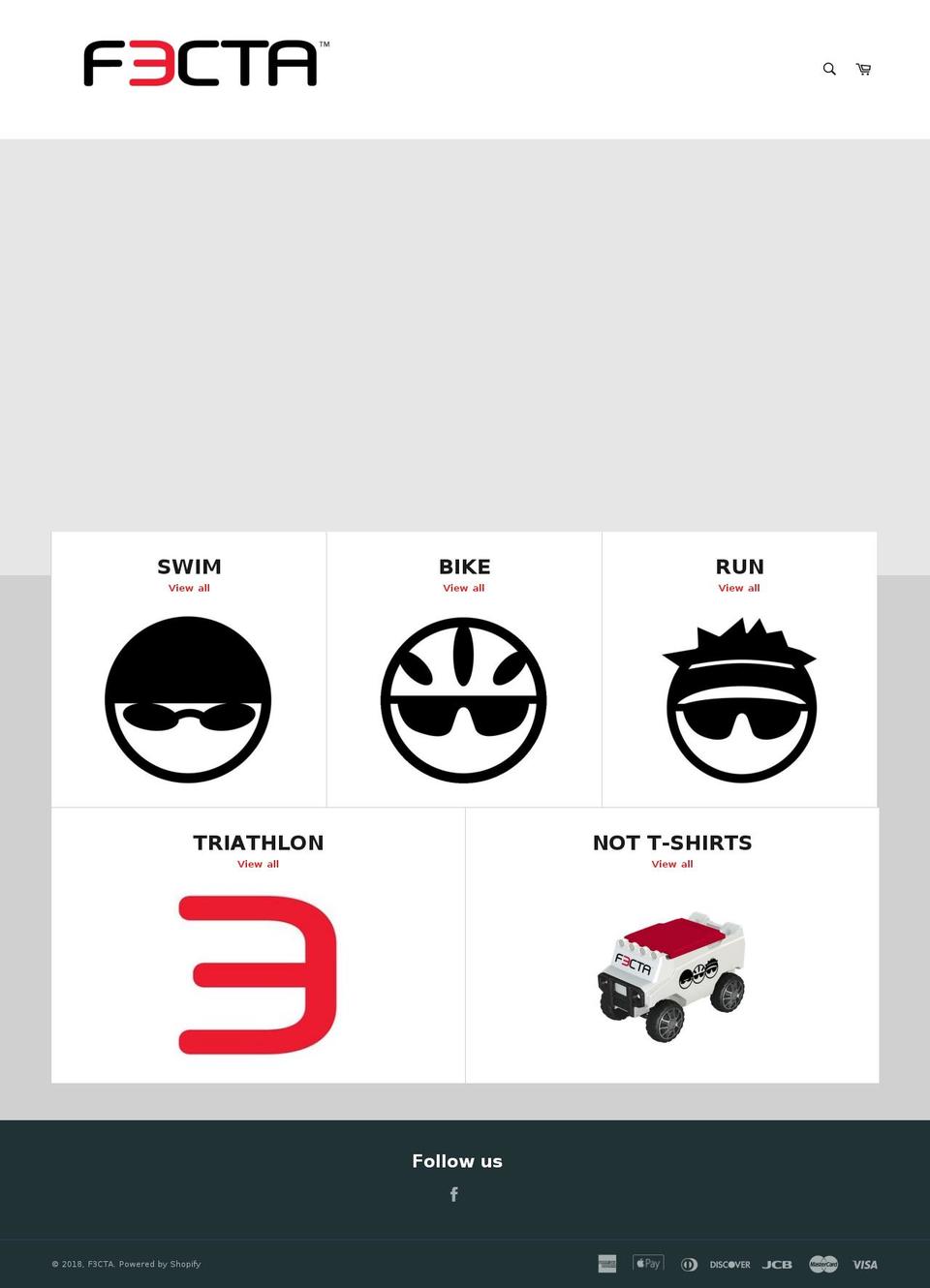 f3cta.com — Shopify storefront screenshot