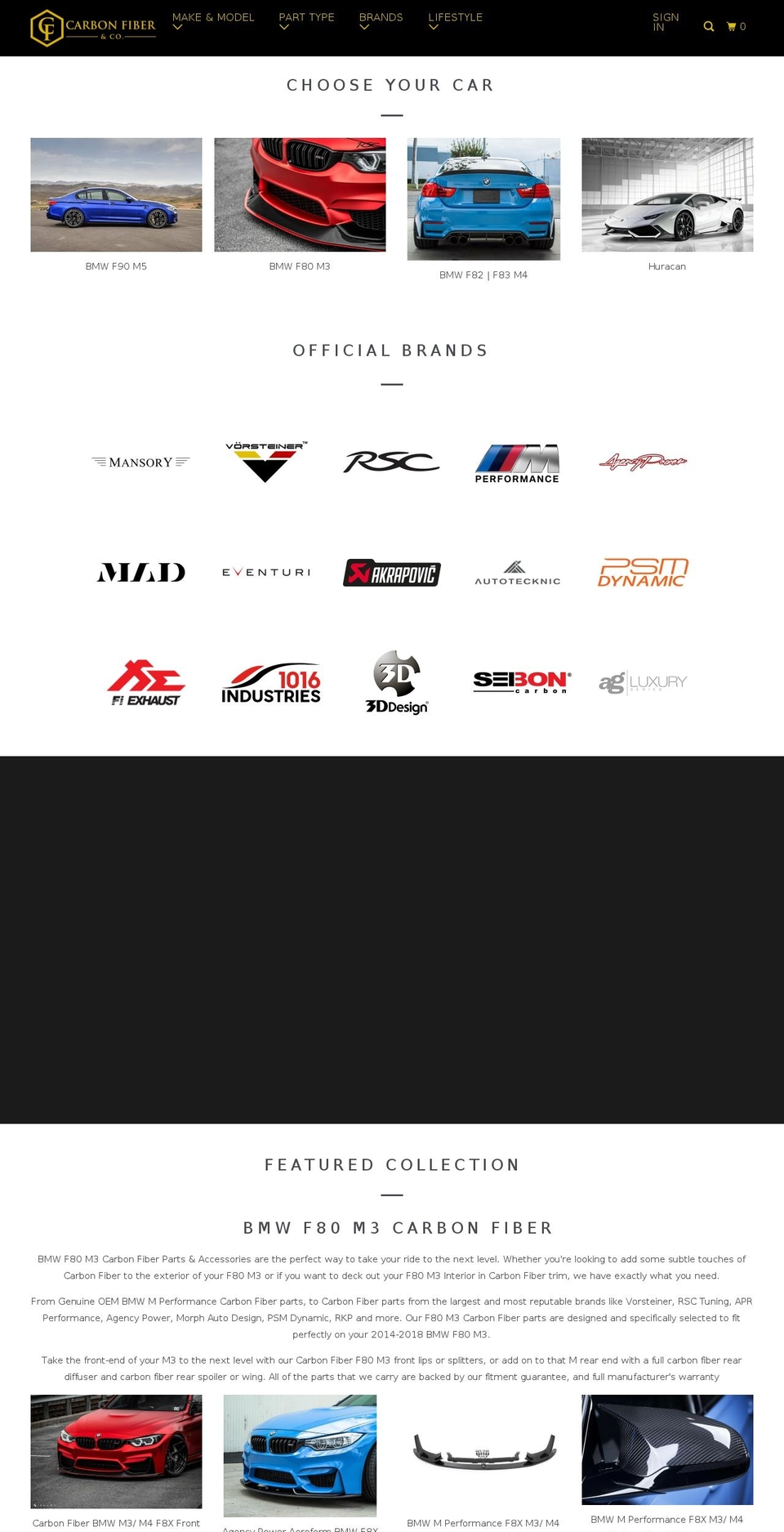 f80m3.com — Shopify storefront screenshot