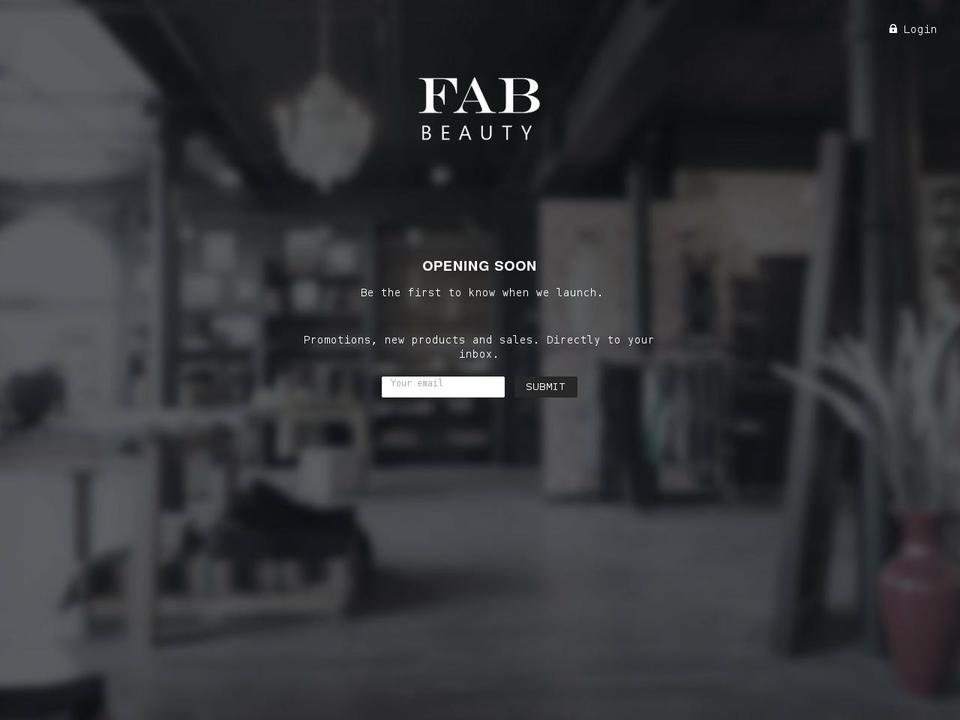fabbeautyinc.com shopify website screenshot