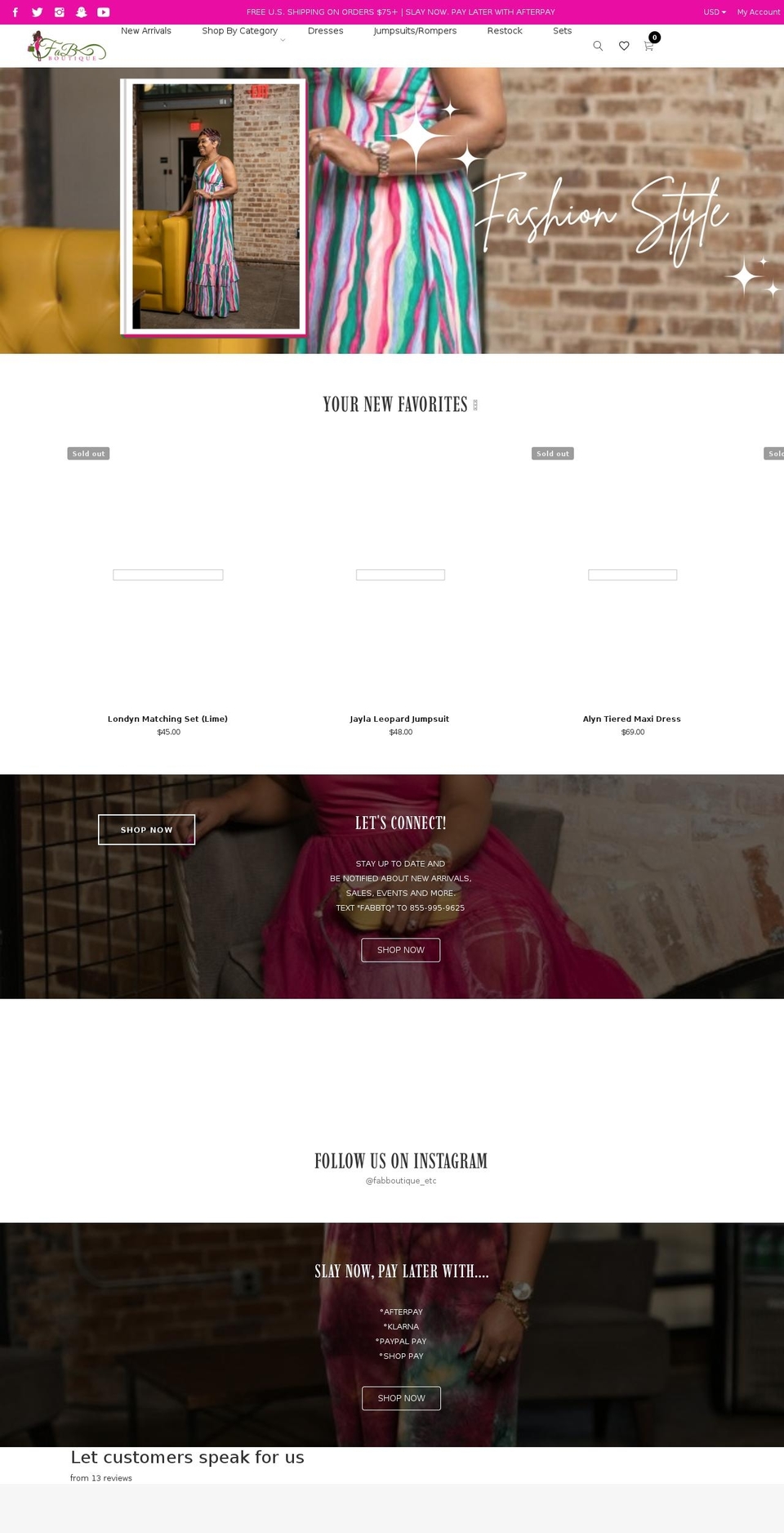 aries Shopify theme site example fabboutiqueetc.com