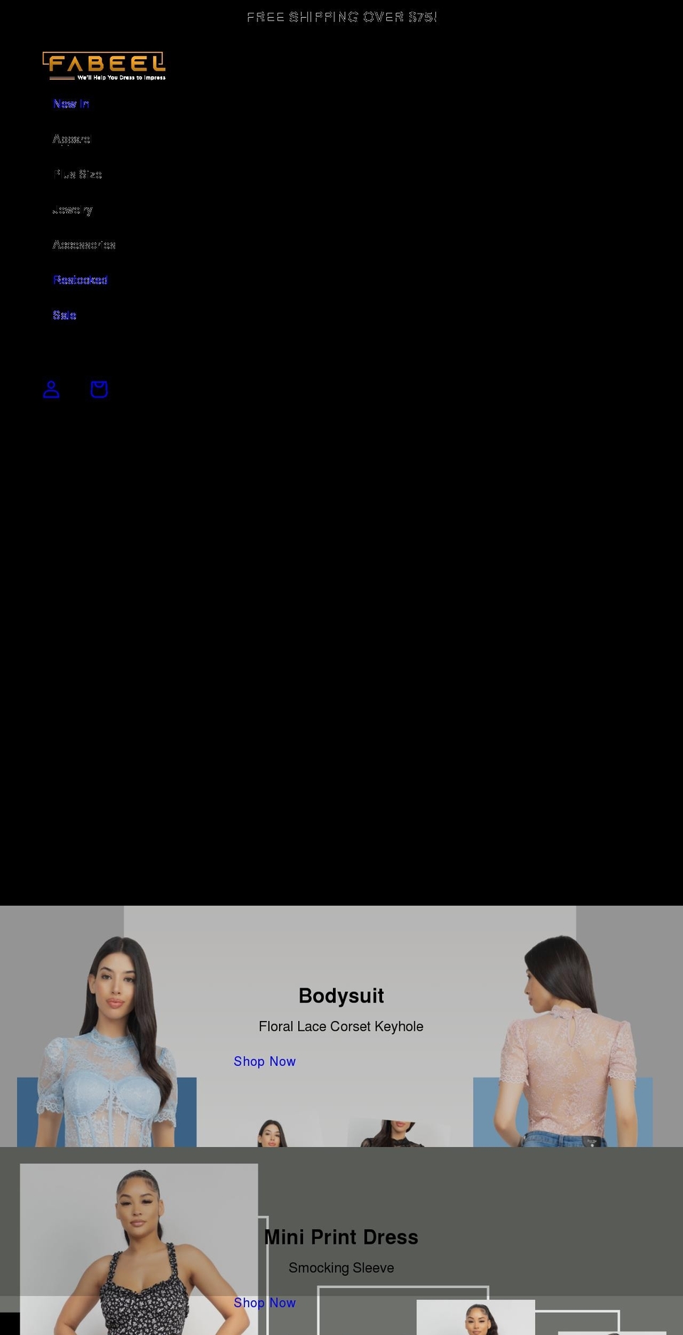 fabeel.com shopify website screenshot