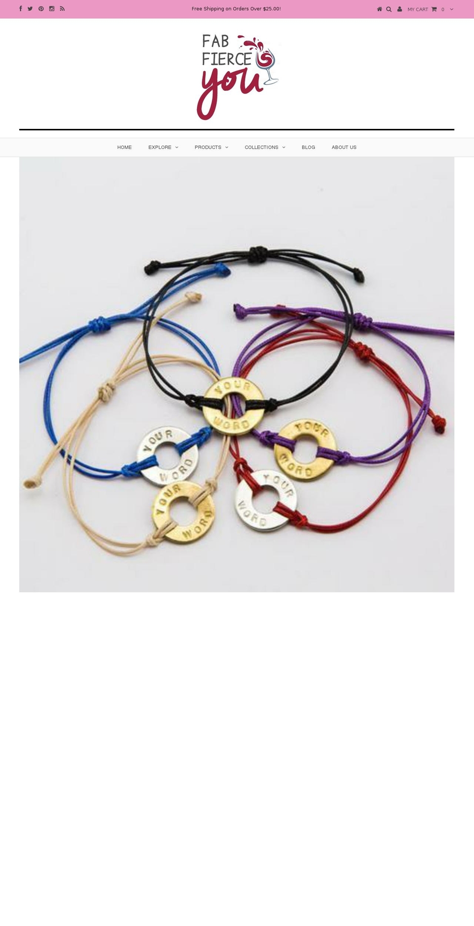 fabfierceyou.com shopify website screenshot