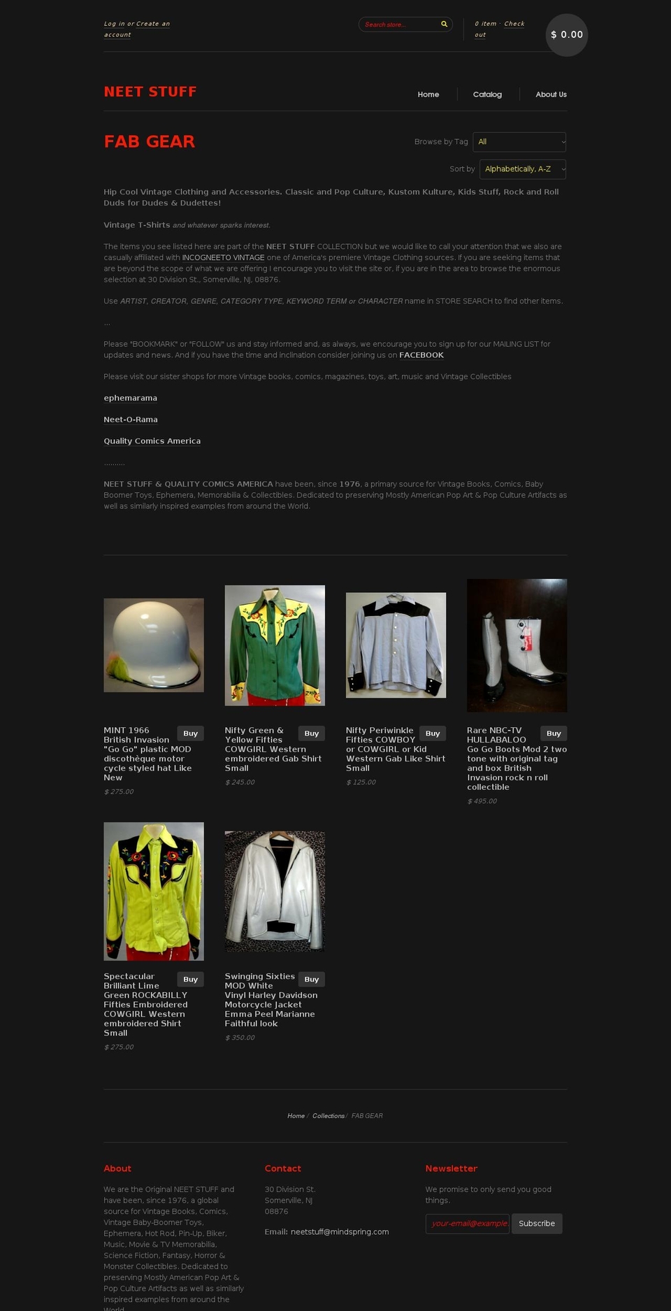 fabgear.clothing shopify website screenshot