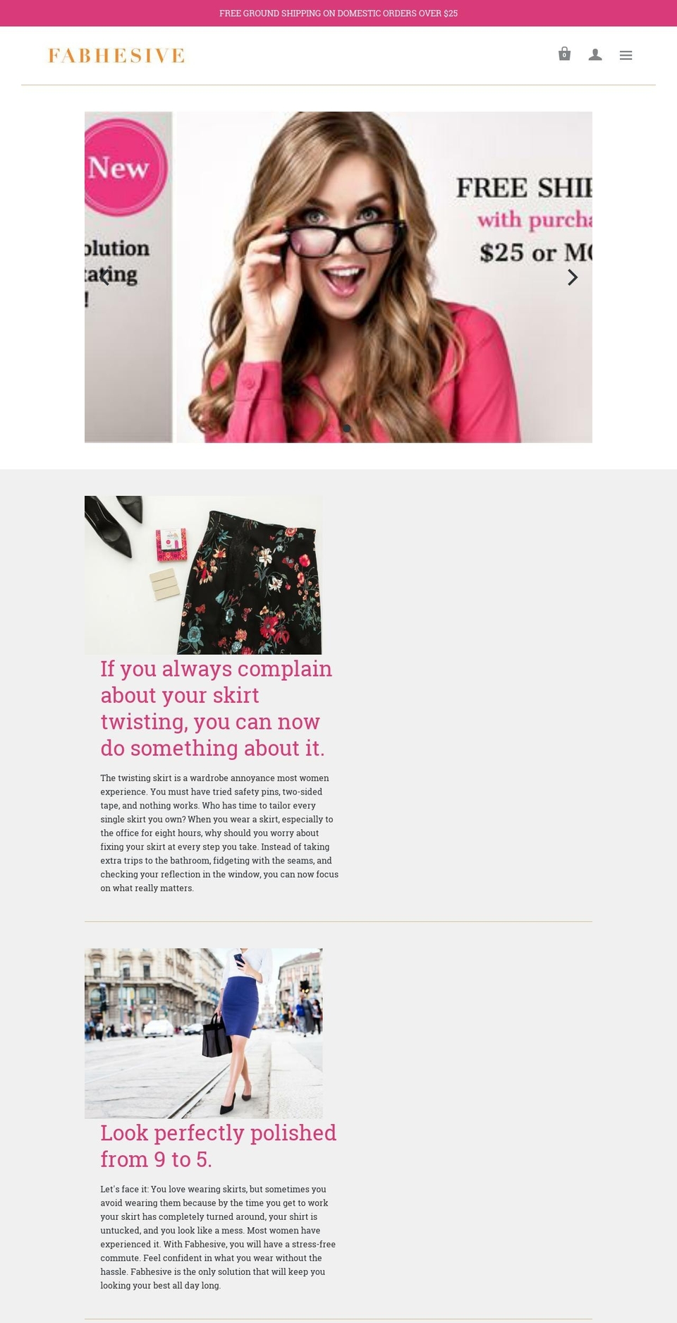 fabhesive.com shopify website screenshot