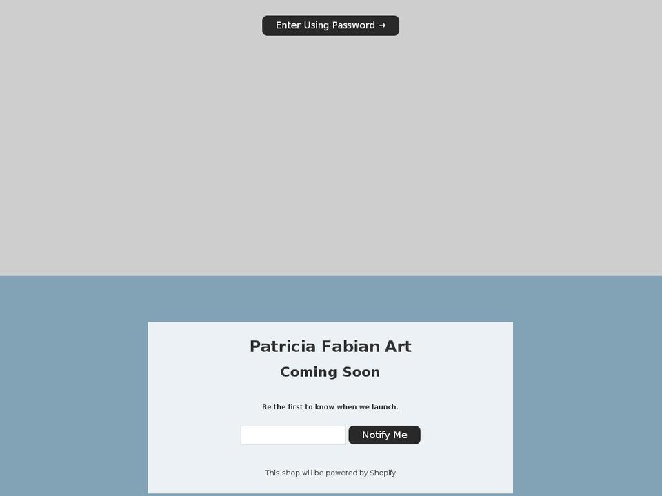 fabianarts.org shopify website screenshot