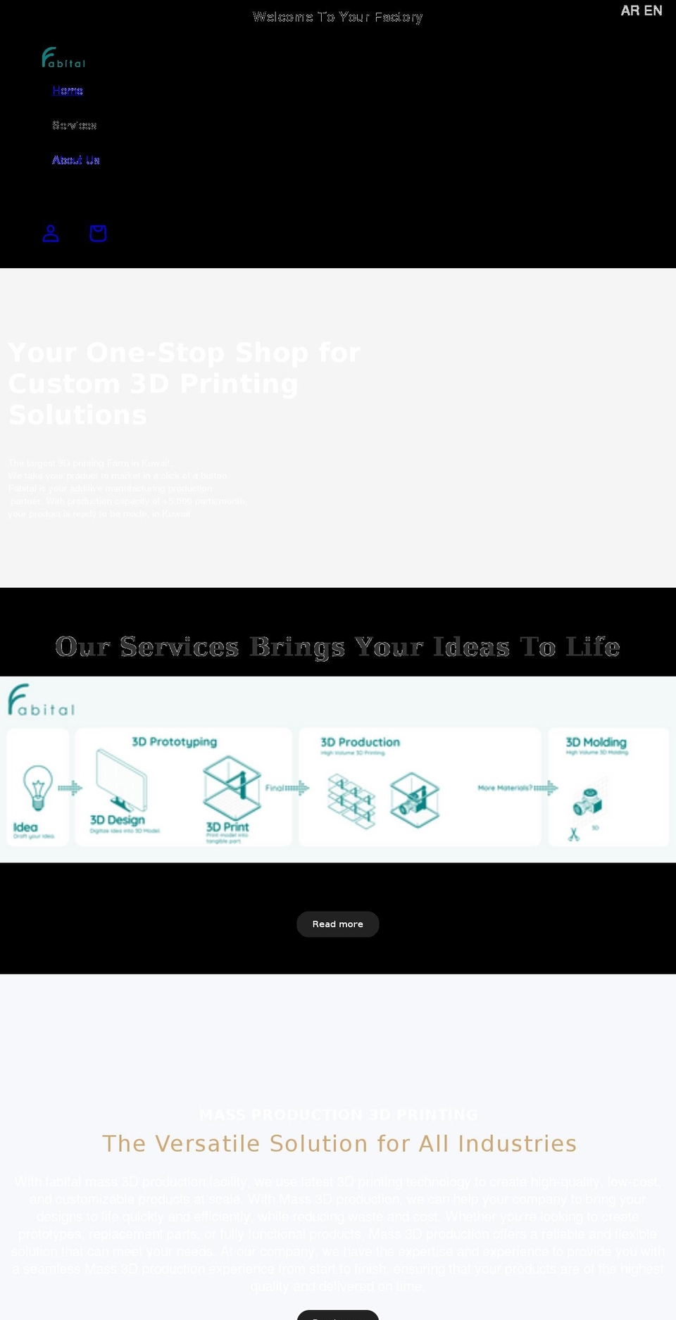 fabital.com shopify website screenshot