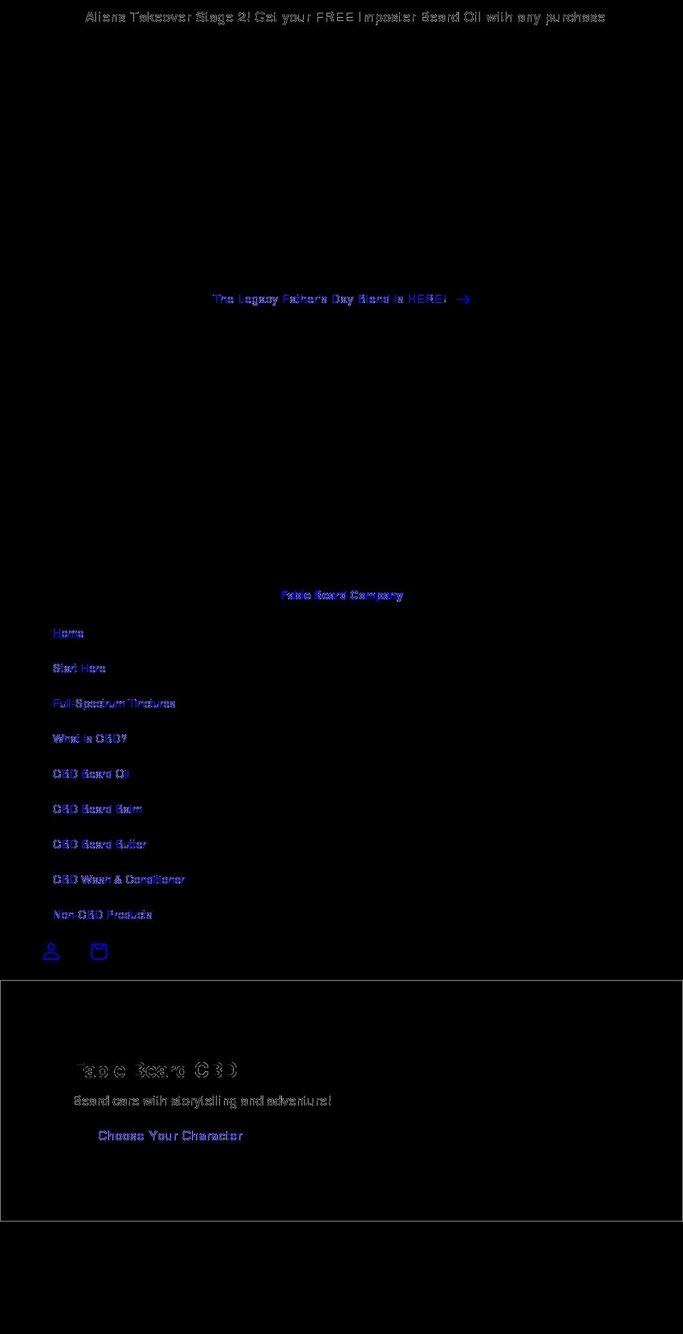 fablebeardcompany.com shopify website screenshot