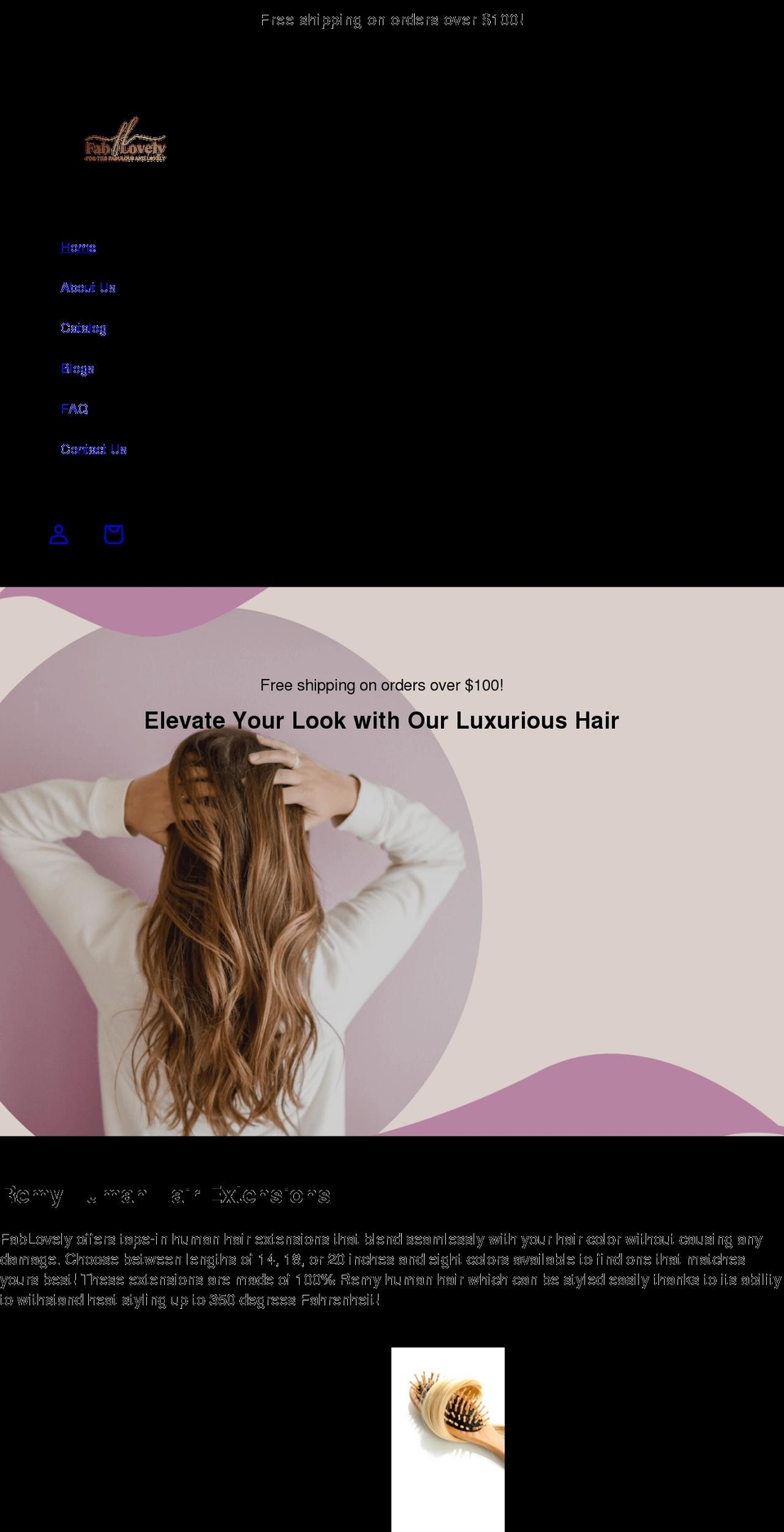fablovely.com shopify website screenshot