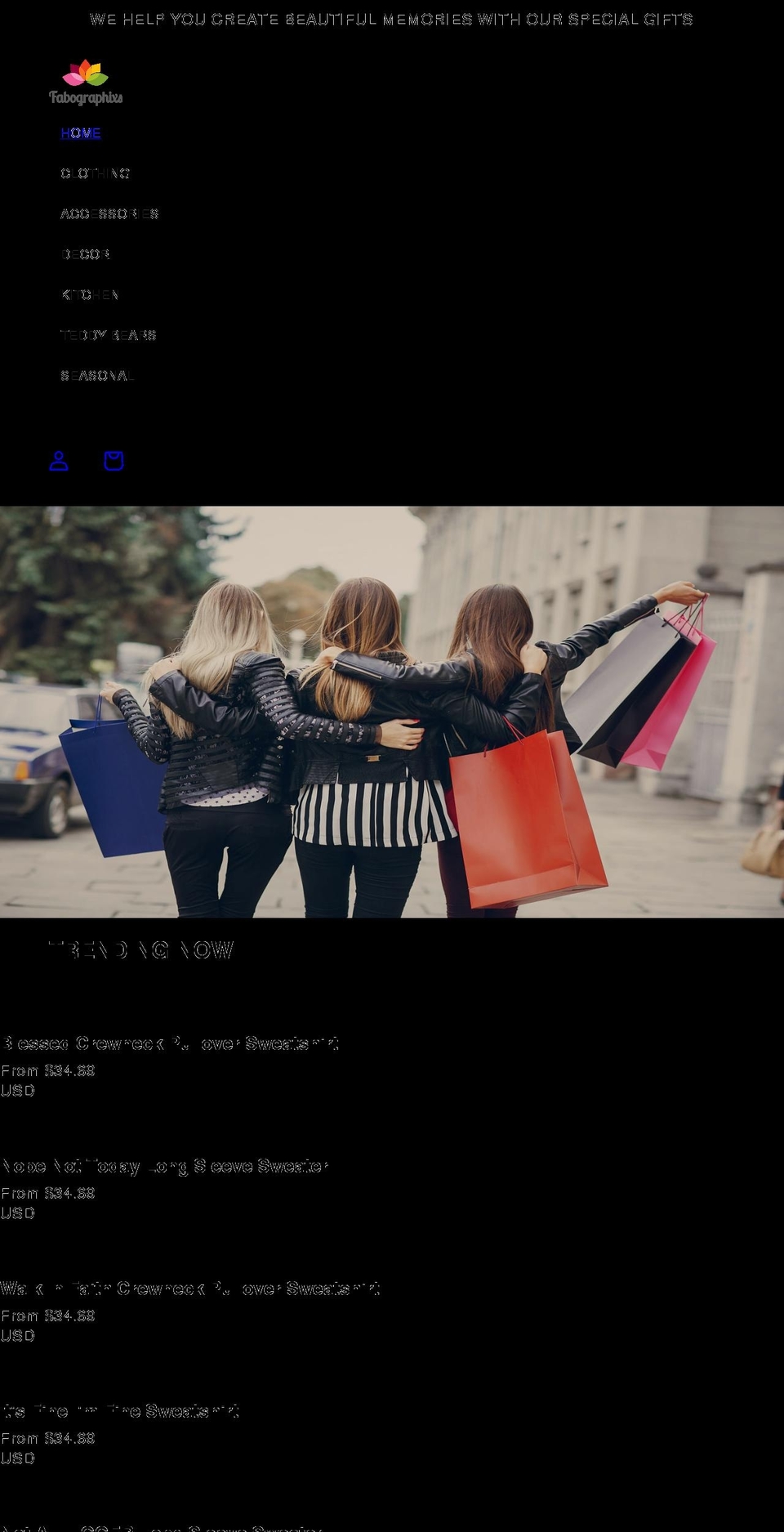 fabographixs.com shopify website screenshot