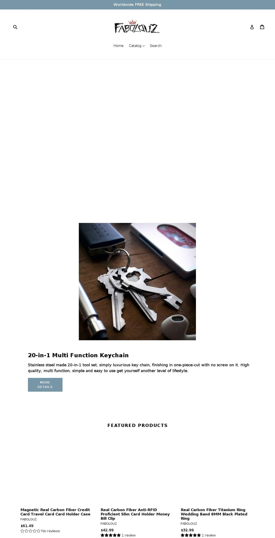 fabolouz.com shopify website screenshot