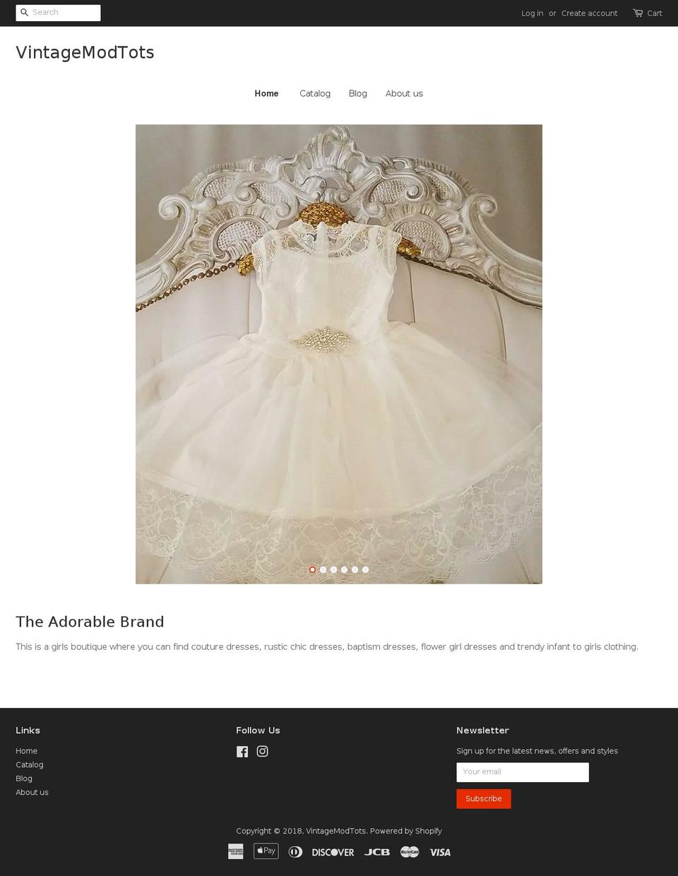 fabposhtots.com — Shopify storefront screenshot