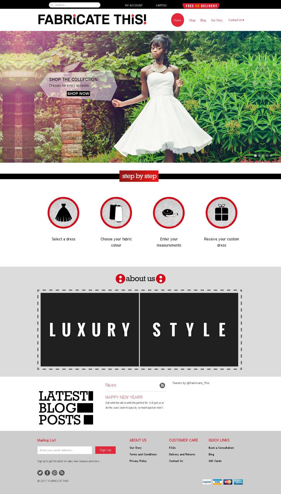 fabricate-this.com shopify website screenshot
