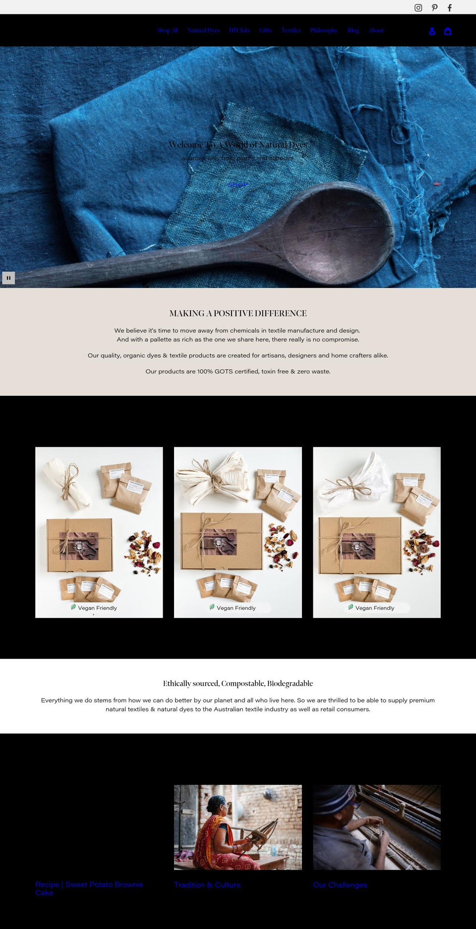 fabricofhumanity.com shopify website screenshot