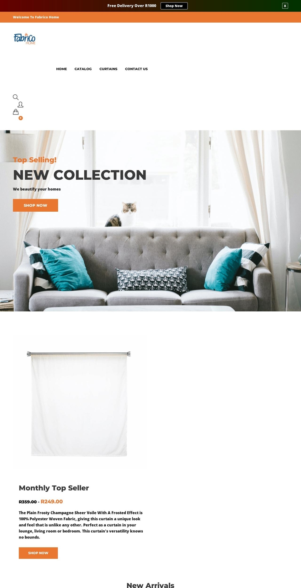 fusta-v-- Shopify theme site example fabricohome.com