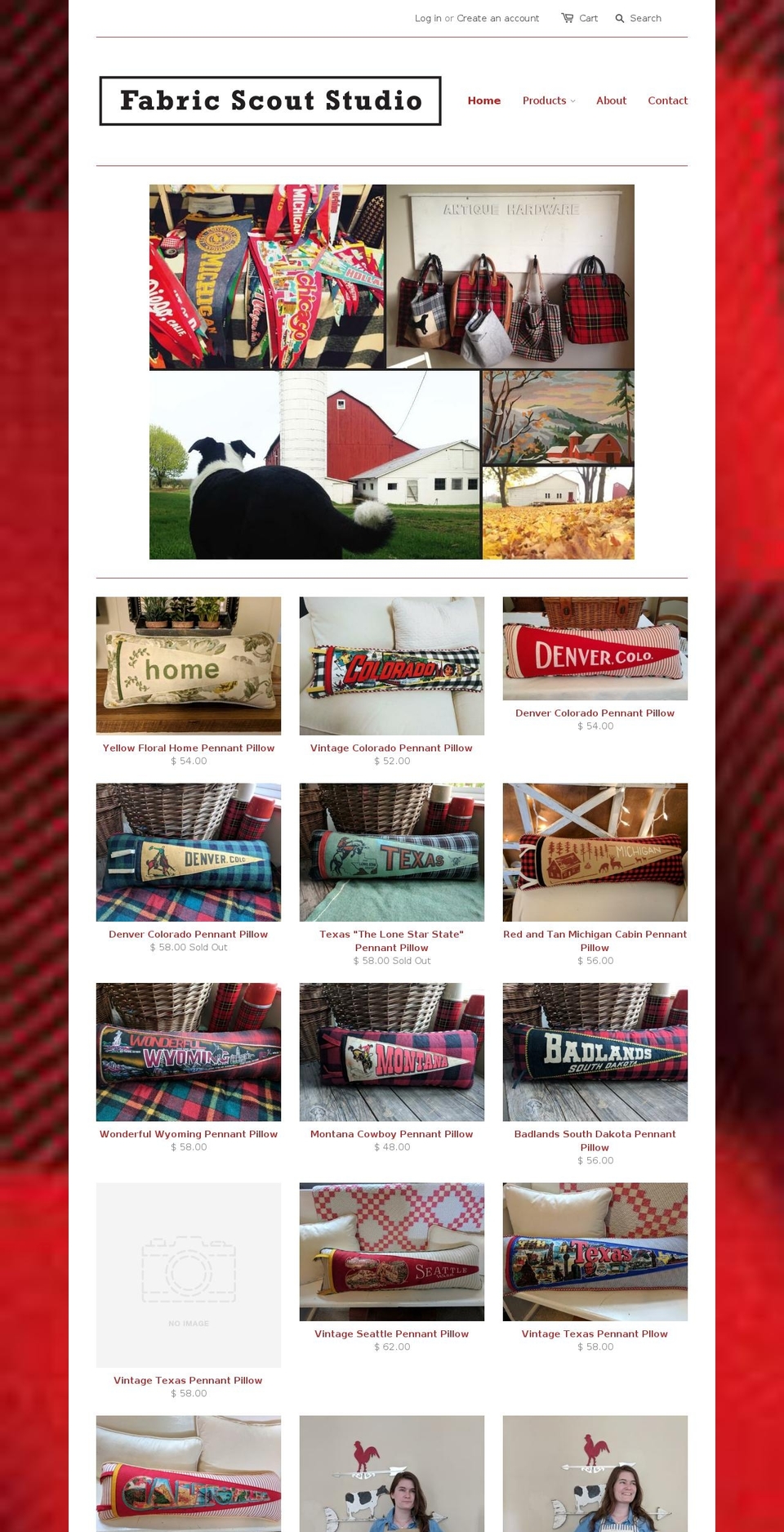 fabricscoutstudio.com shopify website screenshot