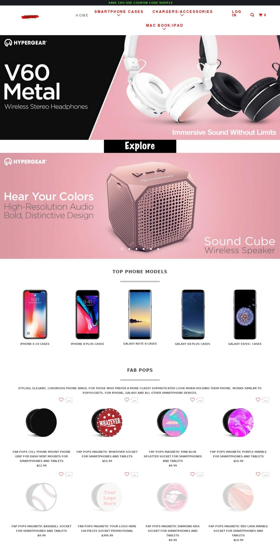 fabstoreonline.com — Shopify storefront screenshot