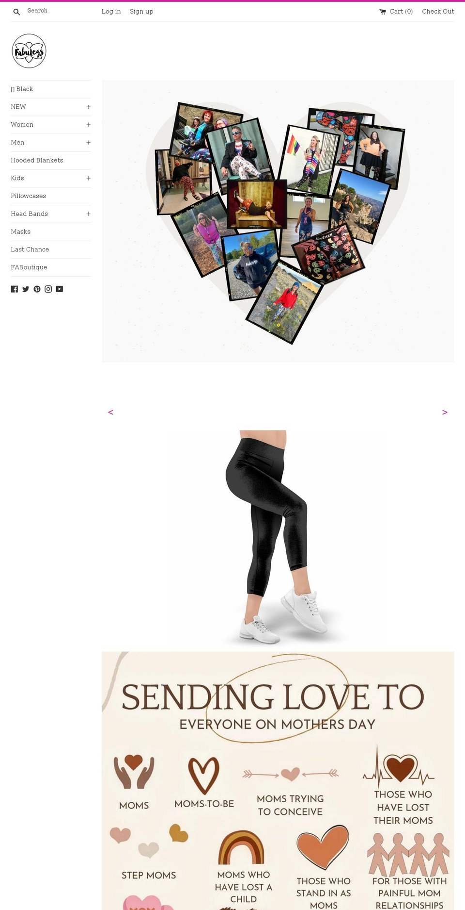 FabuLegs Shopify theme site example fabu4men.com