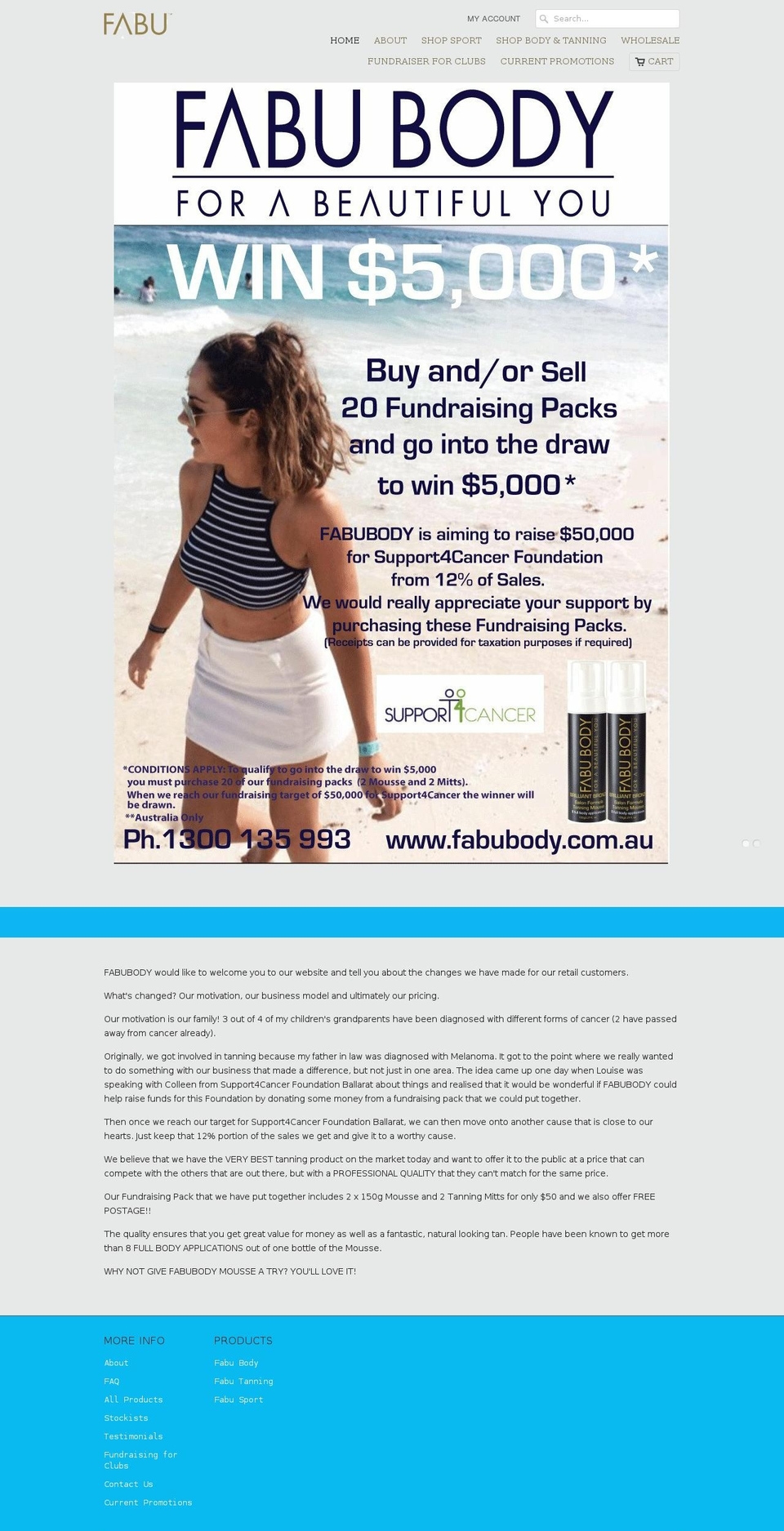 fabubody.com.au shopify website screenshot