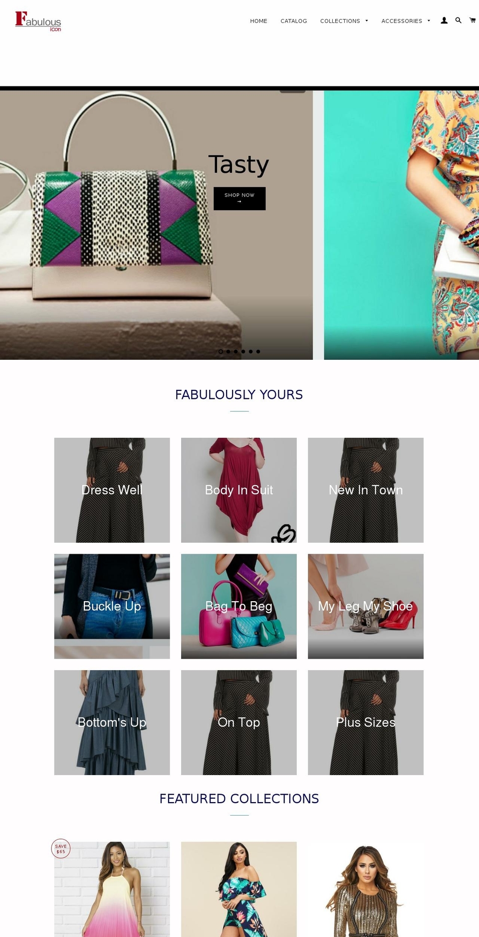 fabulousicon.com — Shopify storefront screenshot