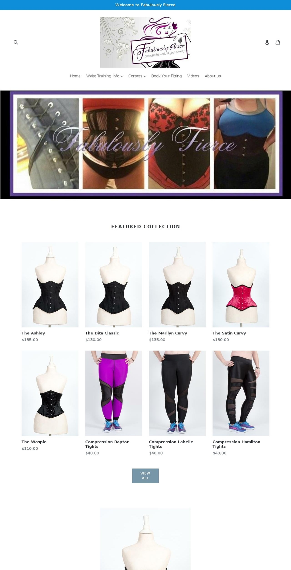 fabulously-fierce.com shopify website screenshot
