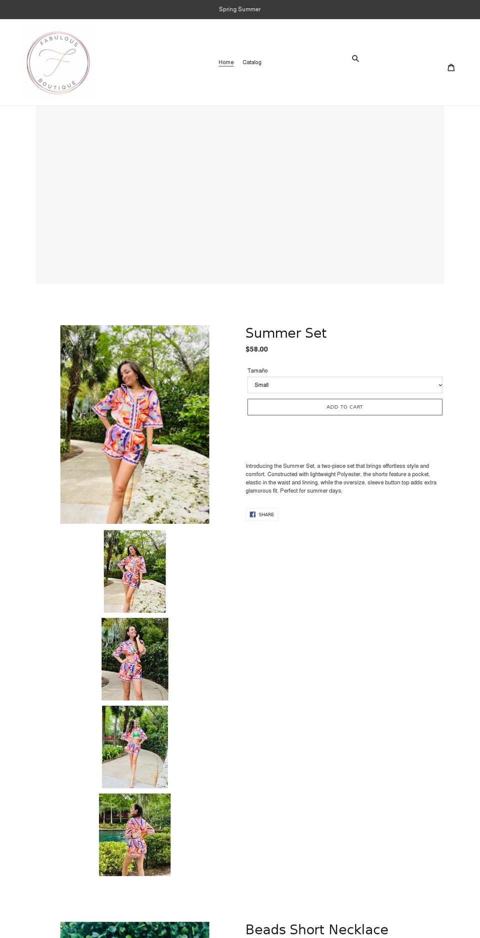 fabuloustheboutique.com shopify website screenshot