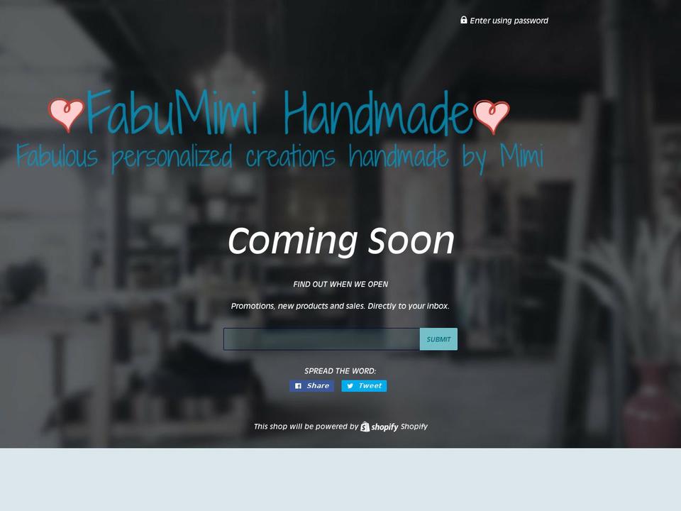 fabumimi.com shopify website screenshot