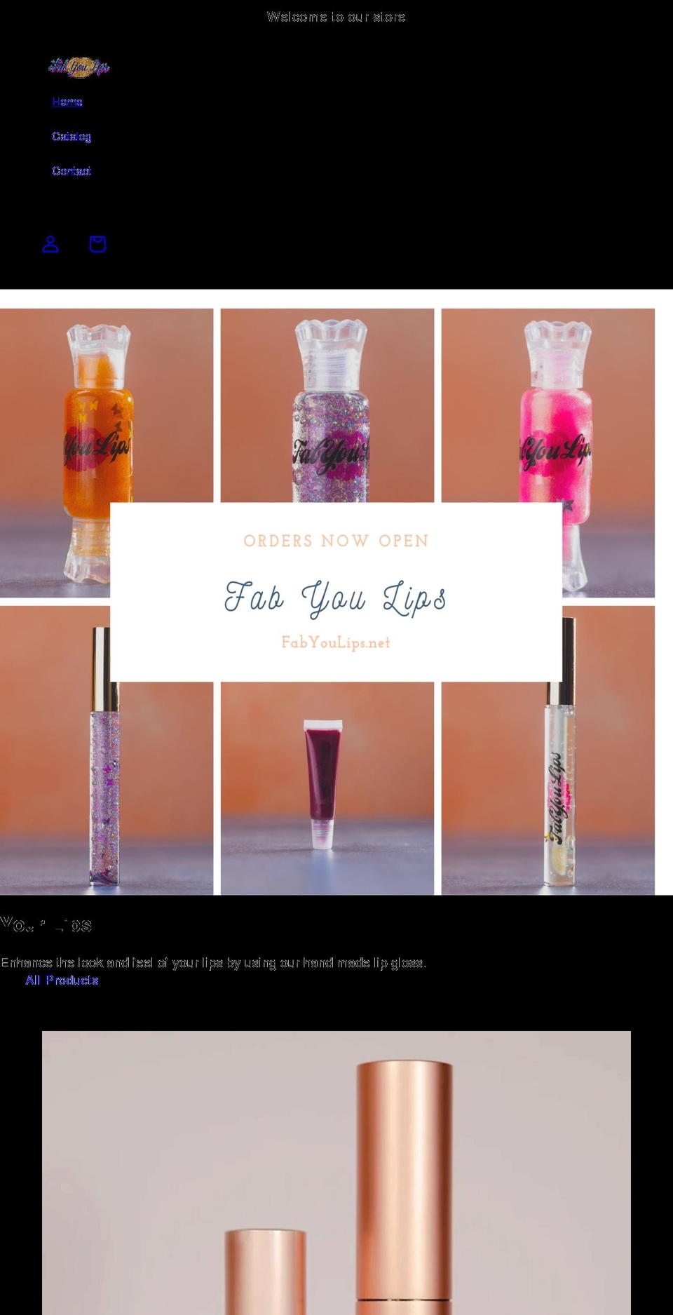 fabyoulips.net shopify website screenshot