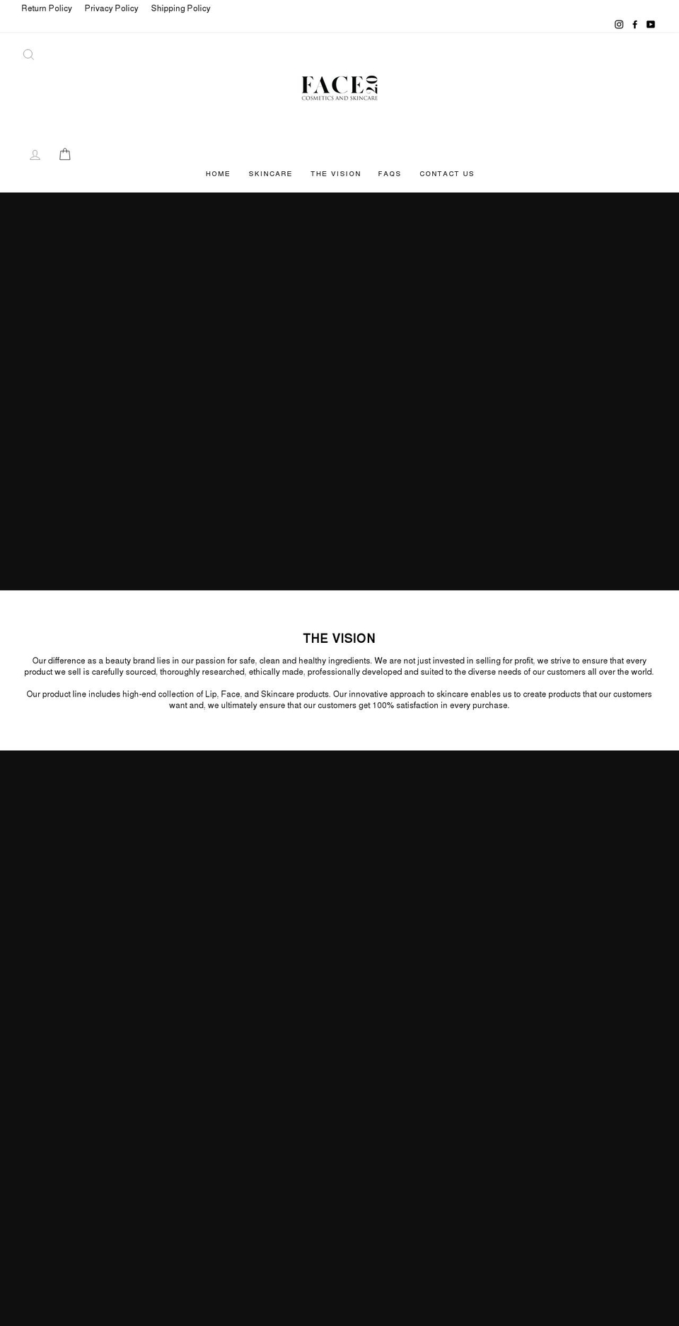 face2oh.com shopify website screenshot