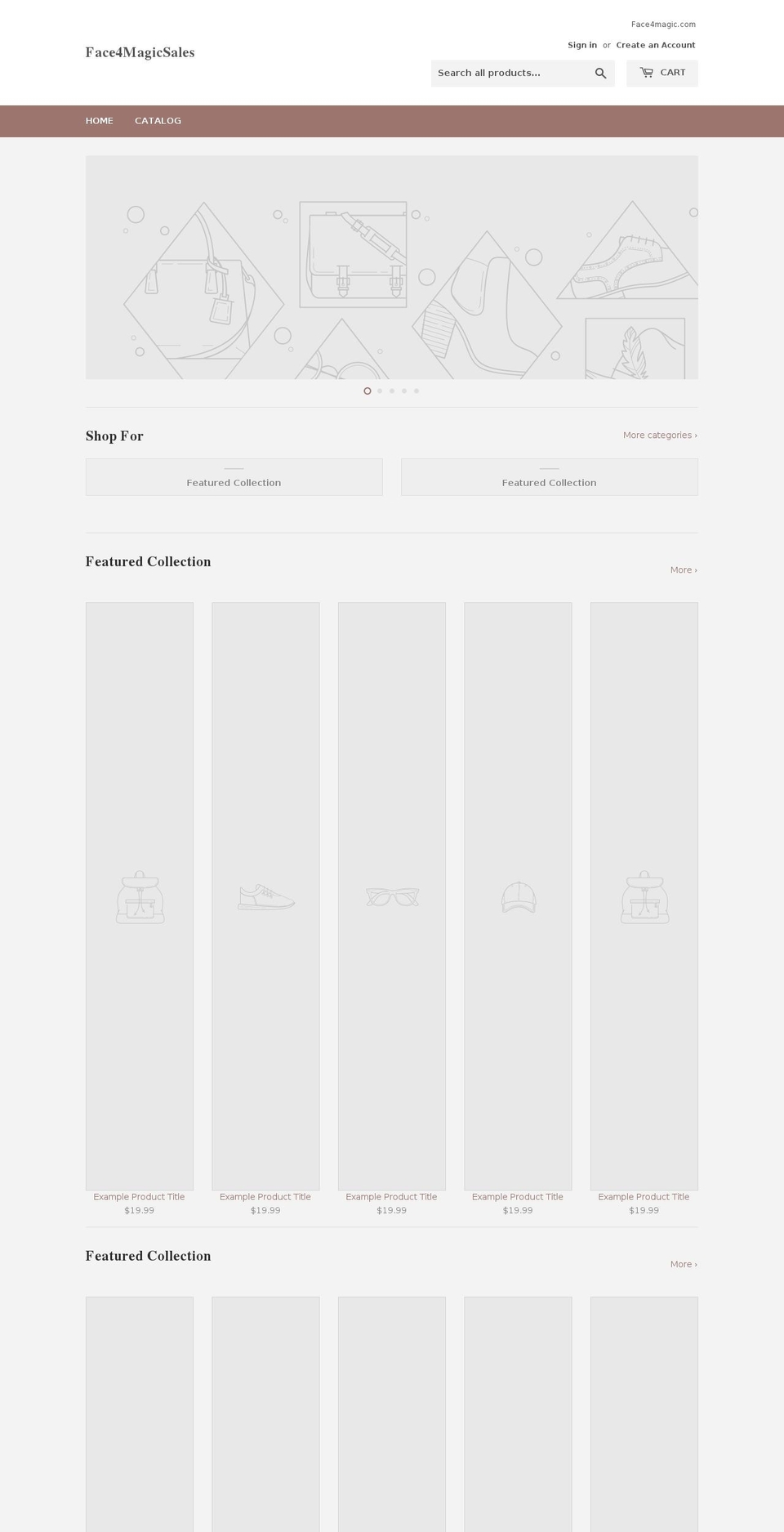 face4magic.com — Shopify storefront screenshot