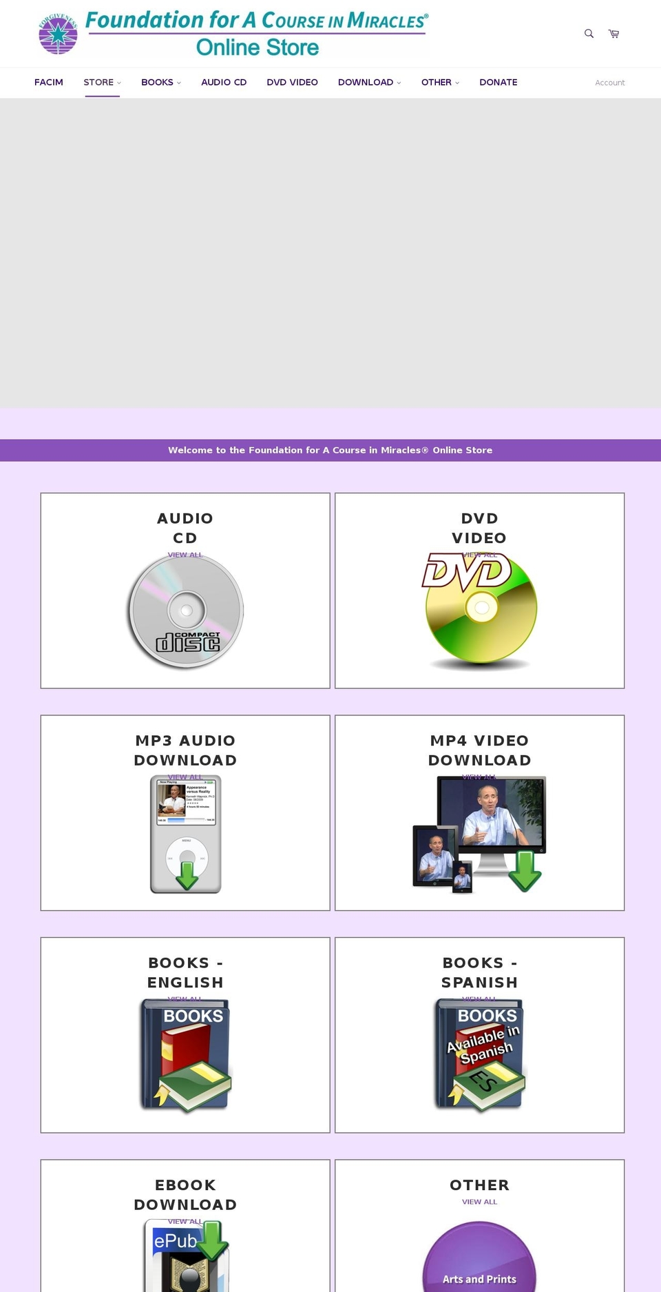 facimstore.org shopify website screenshot