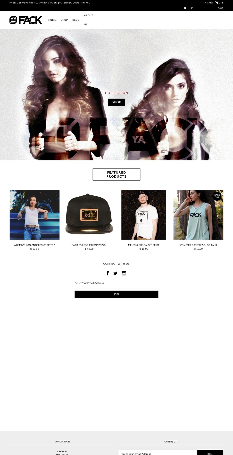 fackya.com shopify website screenshot