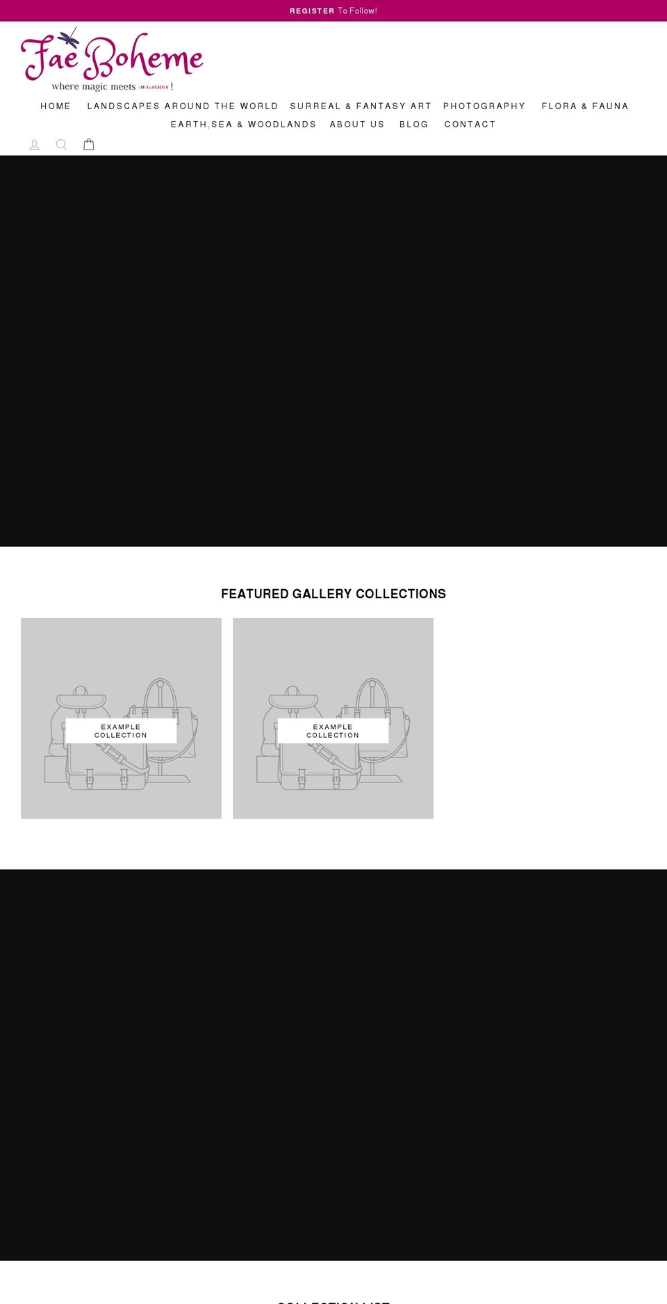 faeboheme.com shopify website screenshot