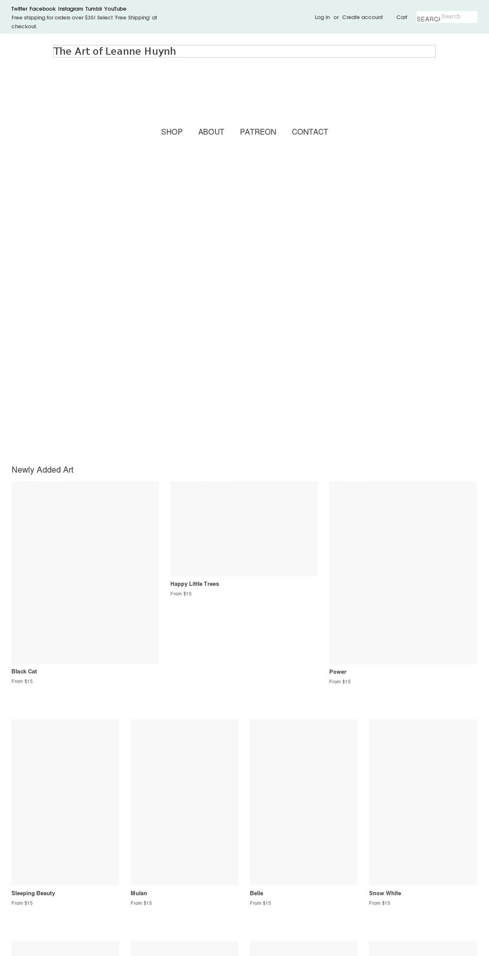faedri.com shopify website screenshot