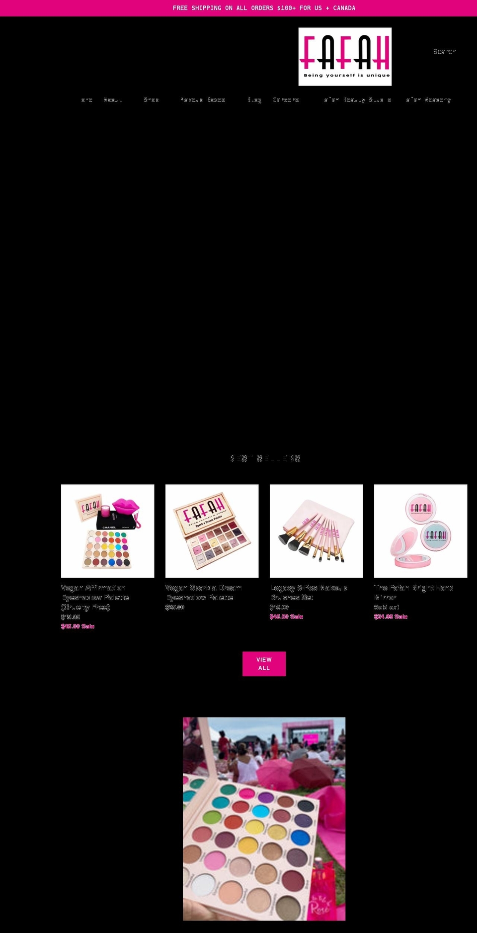 fafahfashion.com shopify website screenshot