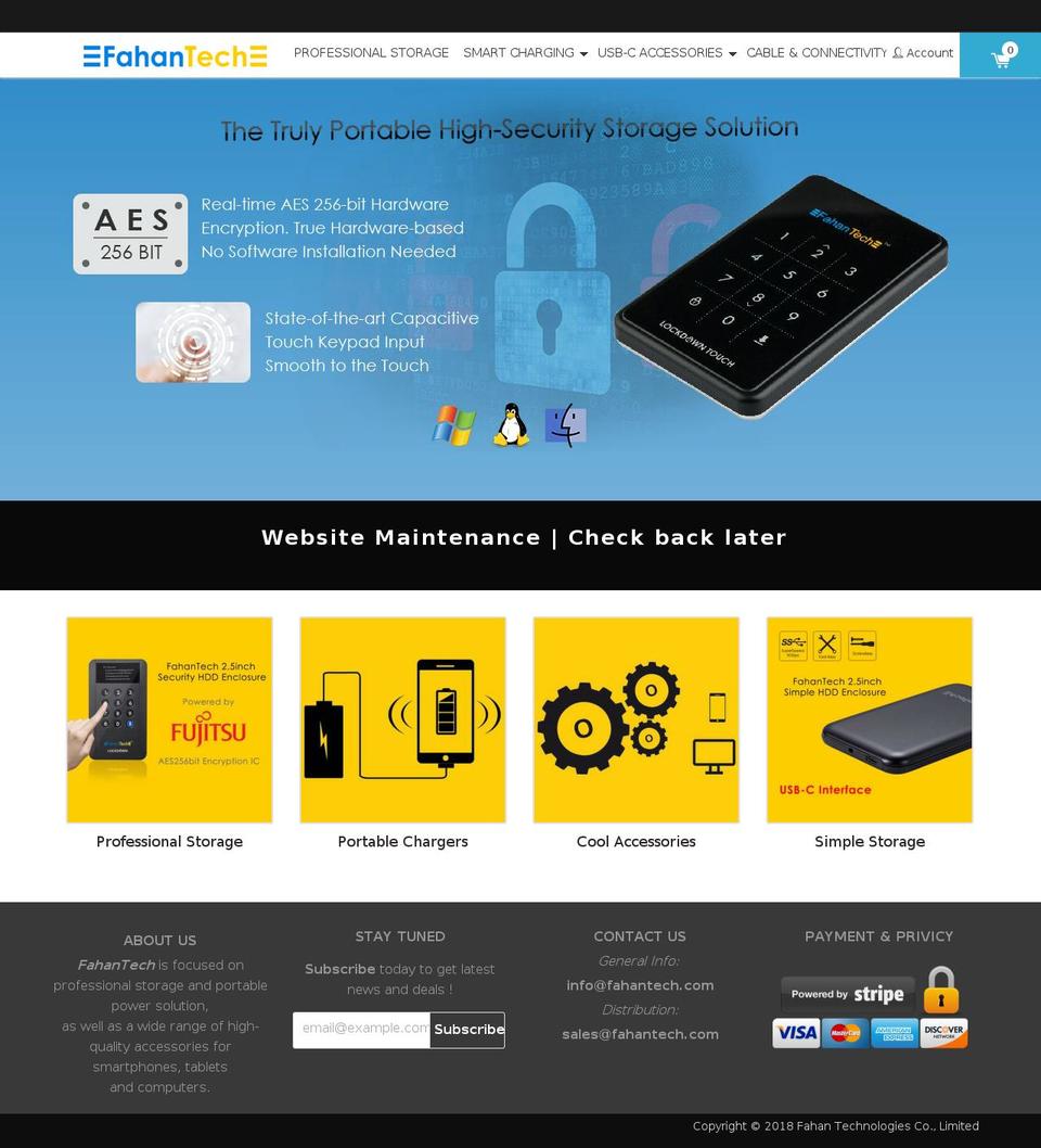 konversion-theme Shopify theme site example fahantech.com