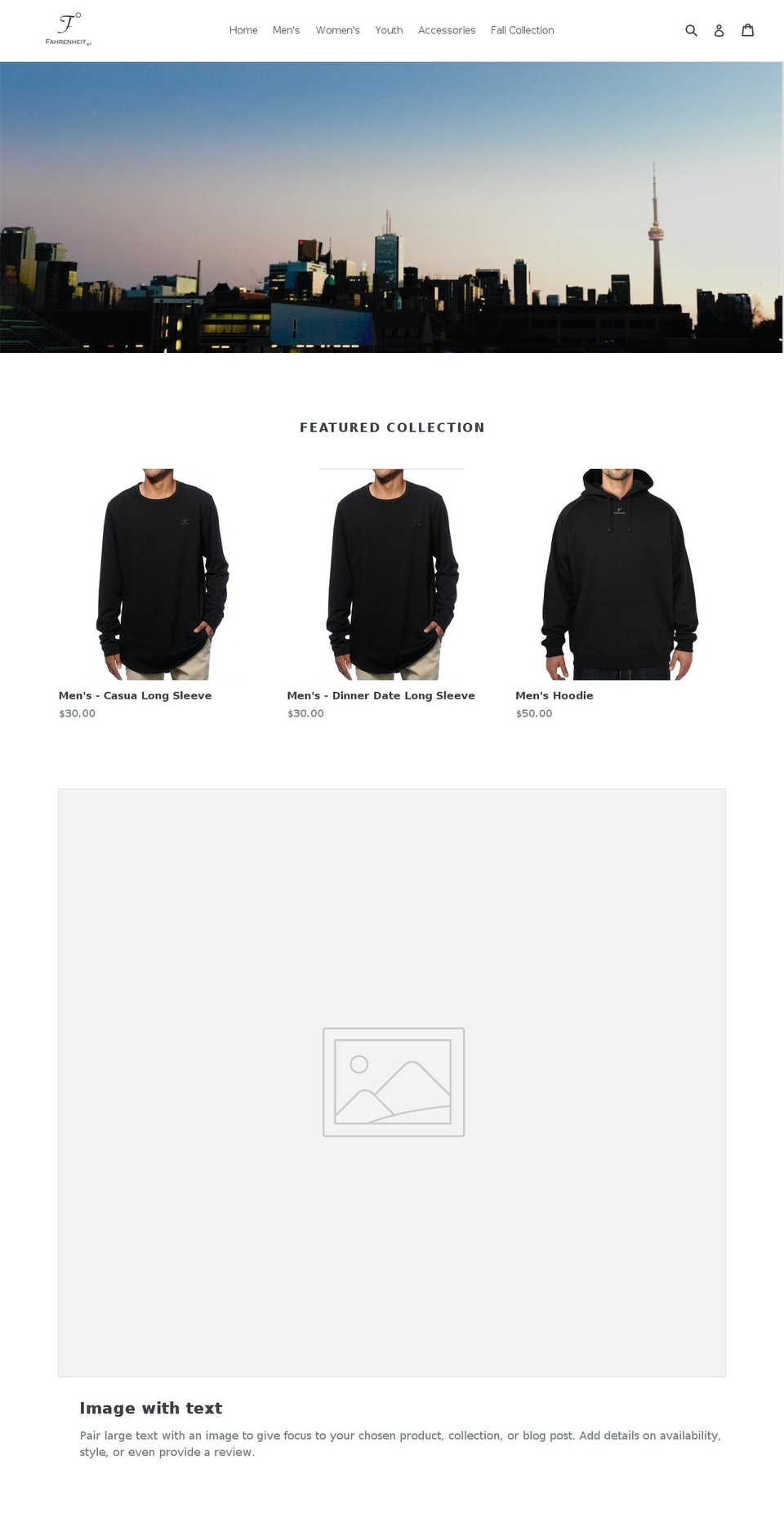 fahrenheit42.com shopify website screenshot