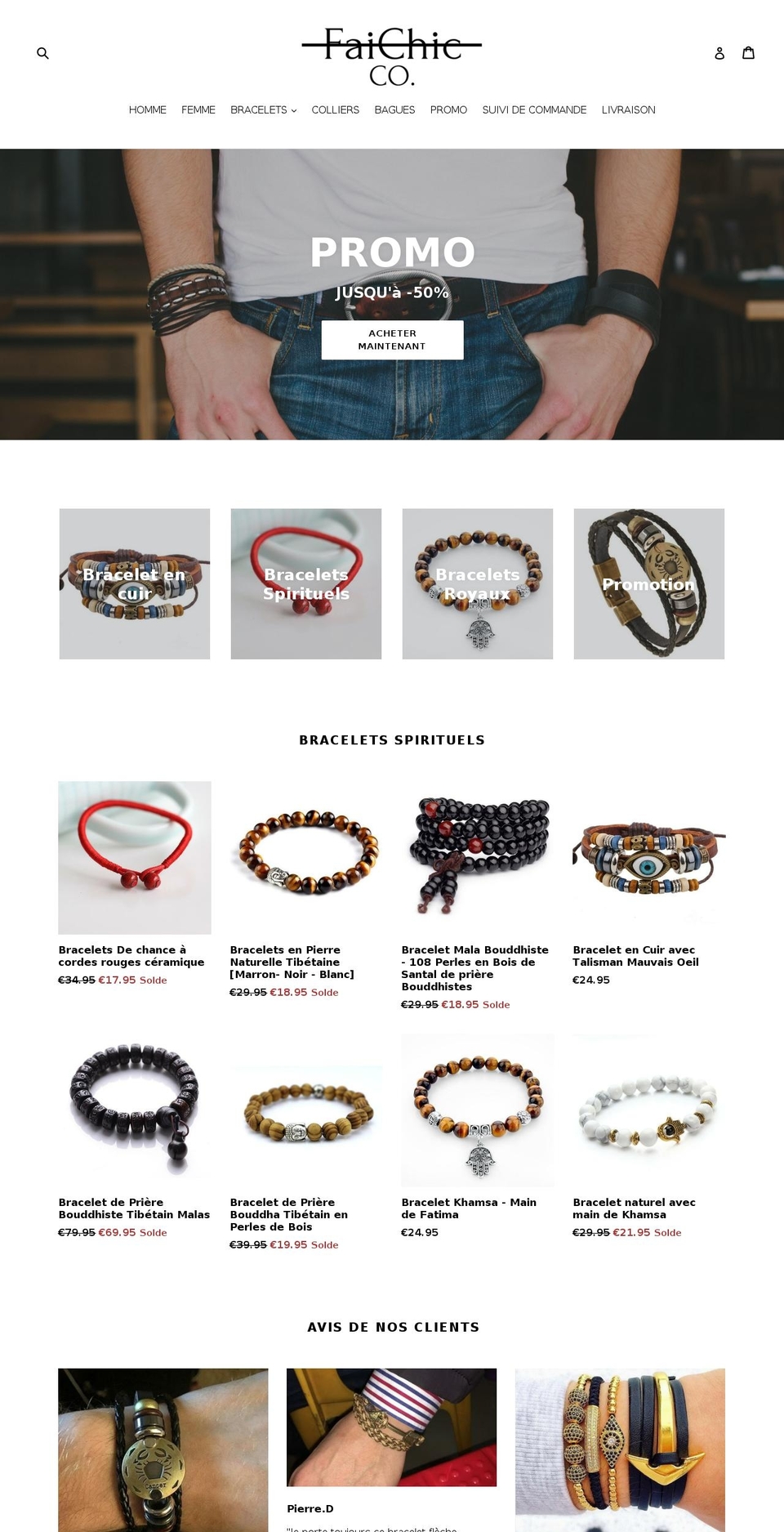 faichic.com — Shopify storefront screenshot