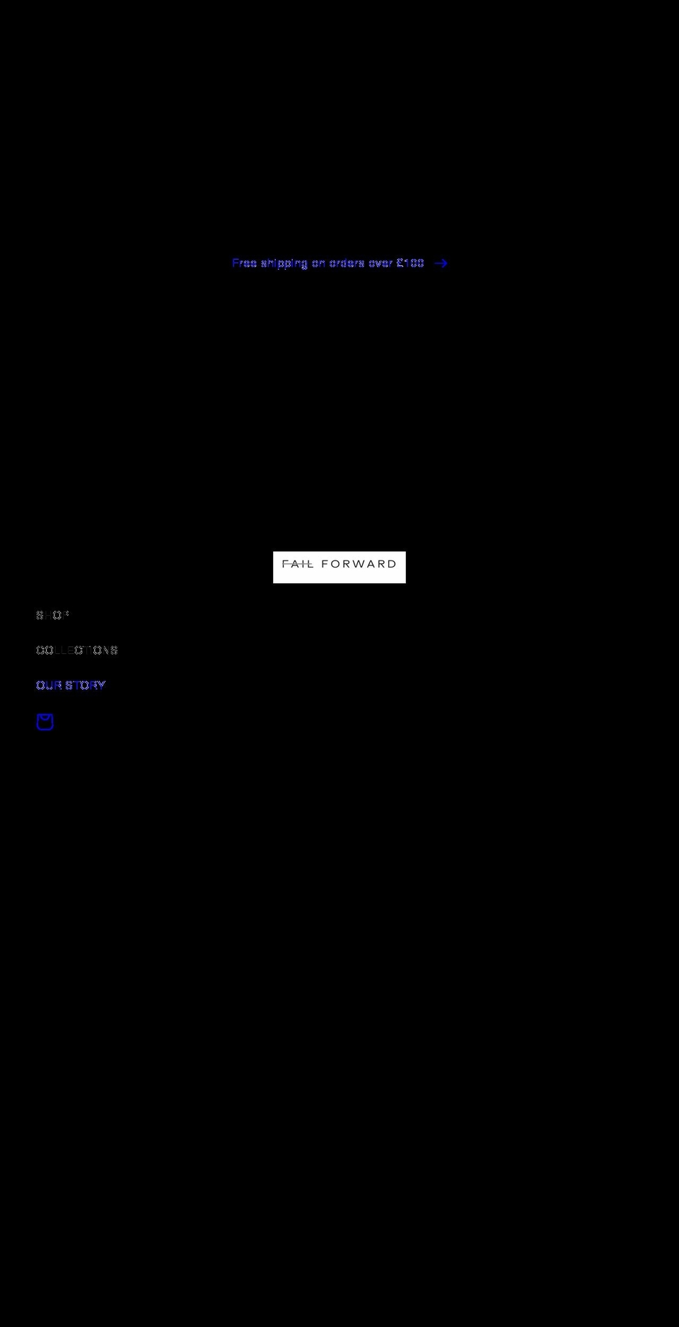 fail-forward.com shopify website screenshot